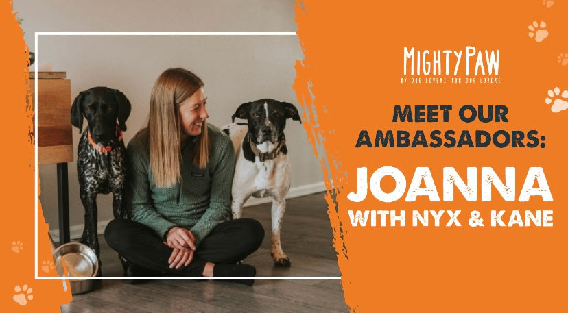 Meet Mighty Paw's Ambassadors Joanna With Nyx & Kane
