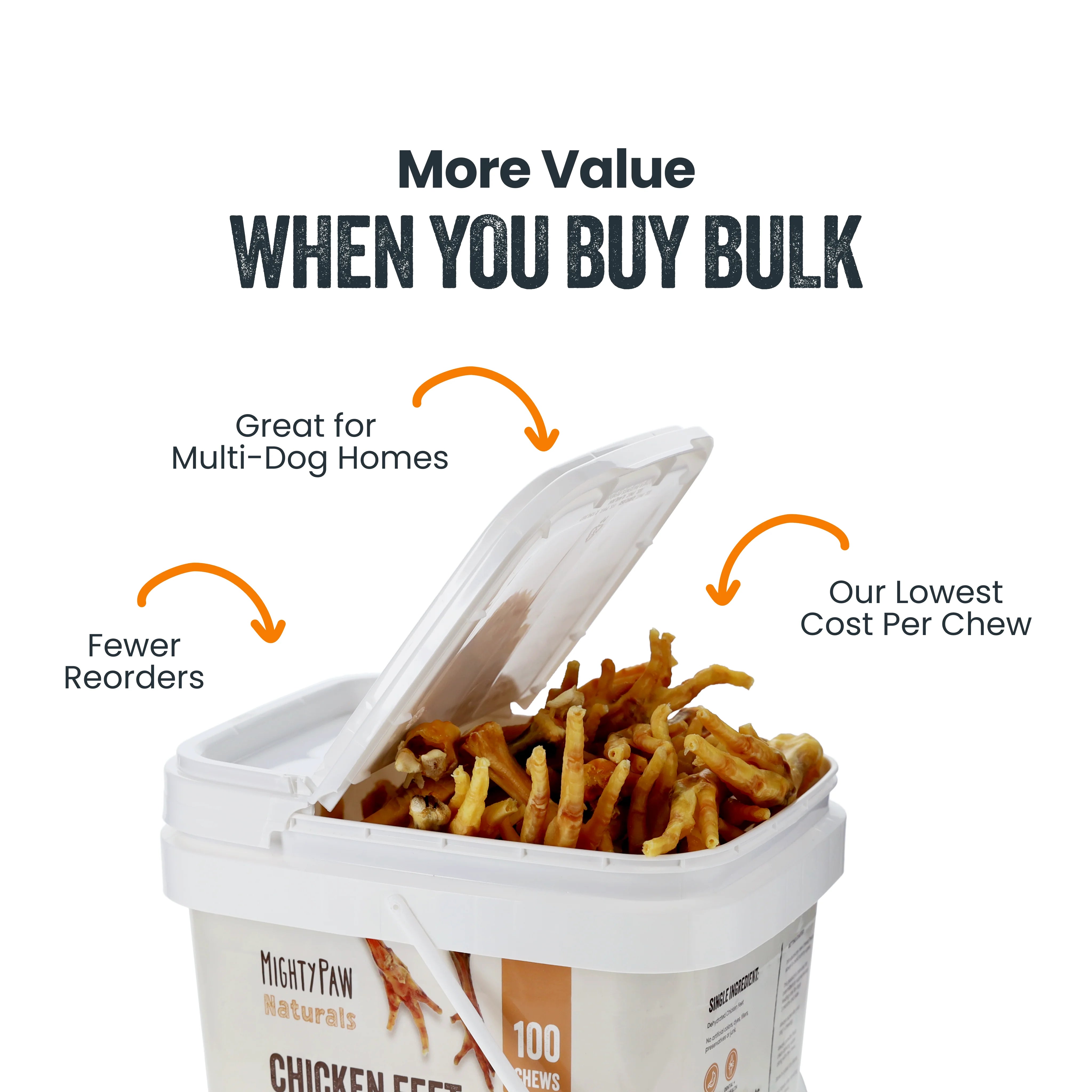 Bulk Bucket Chicken Feet