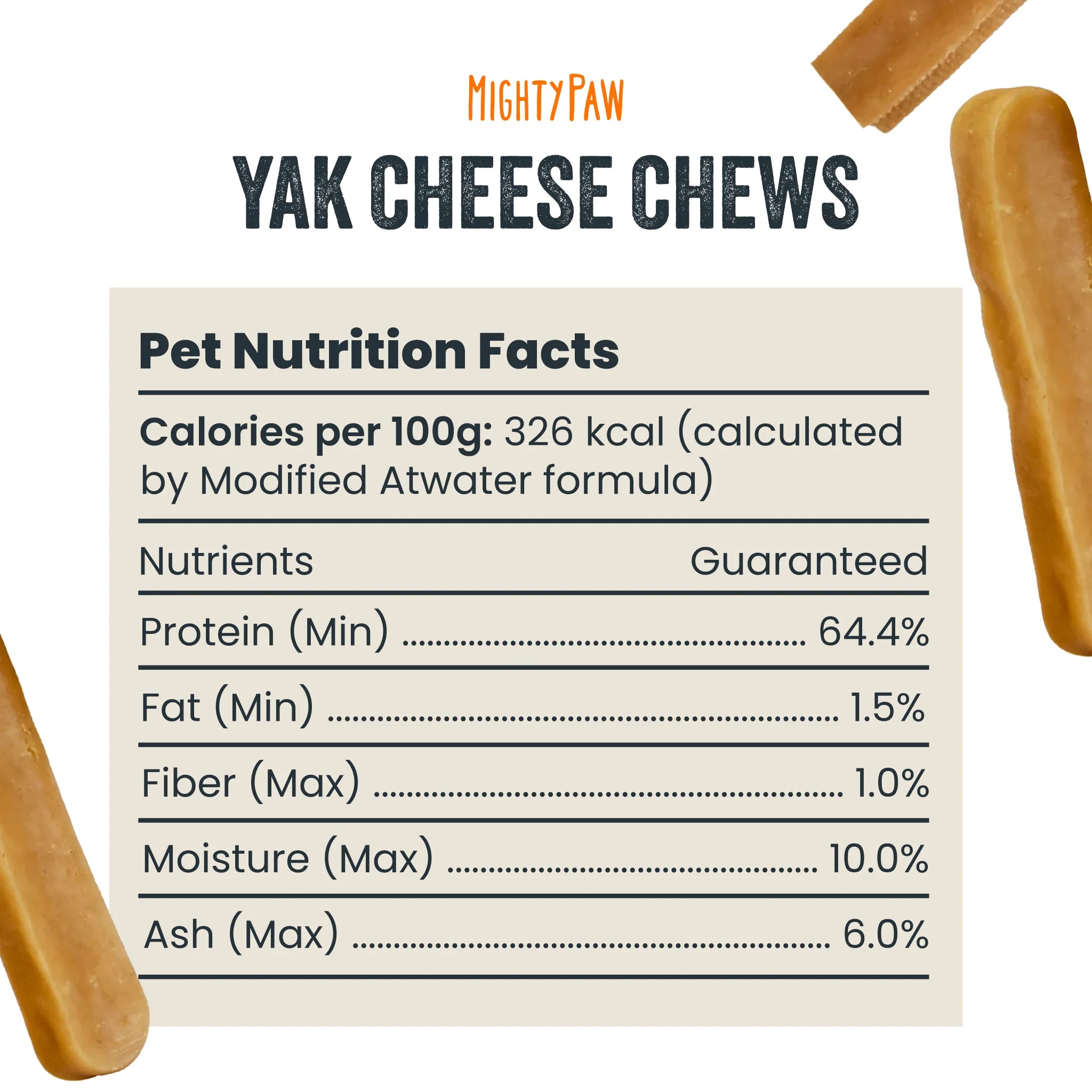 Bulk Bucket Large Yak Cheese Dog Chews