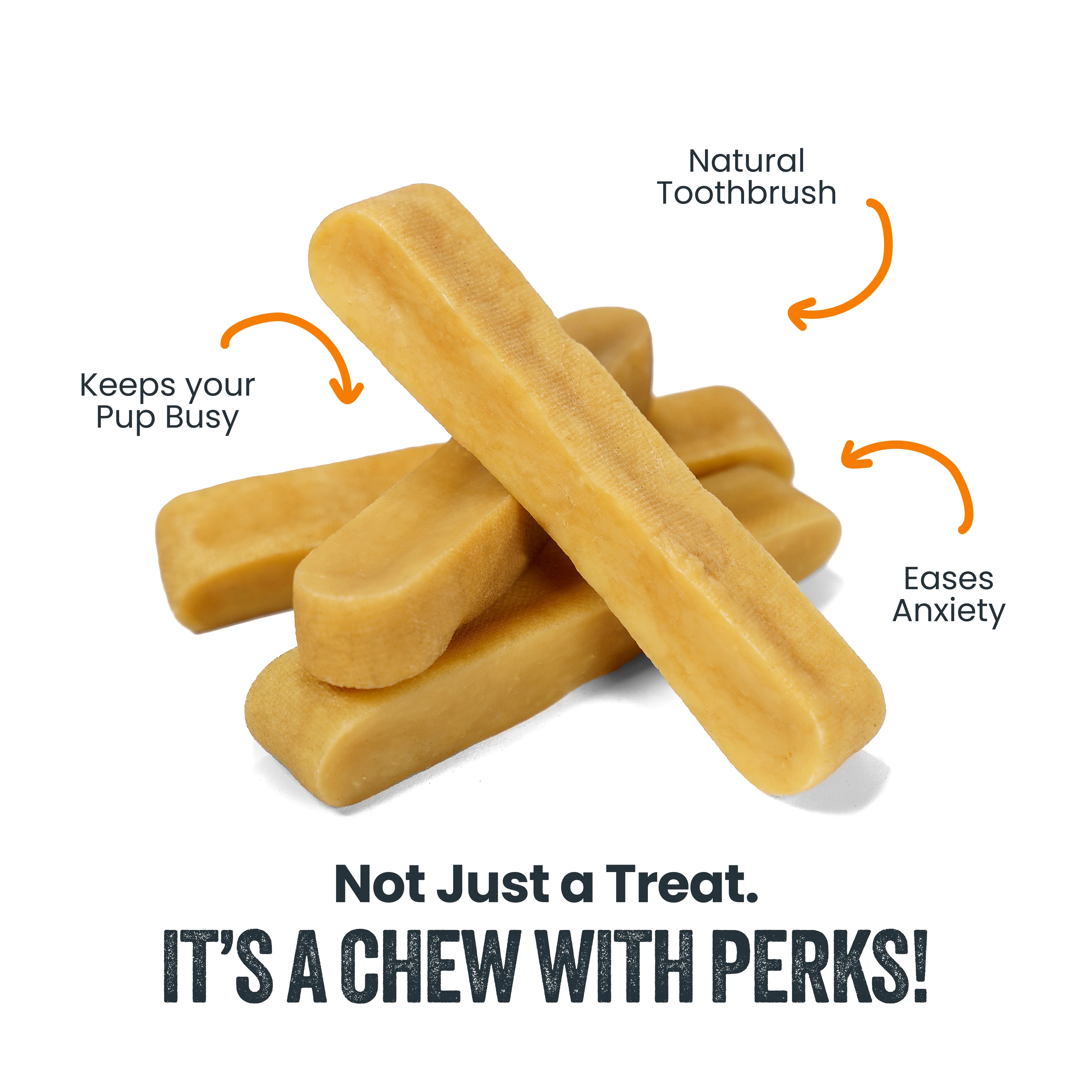 Bulk Bucket Large Yak Cheese Dog Chews