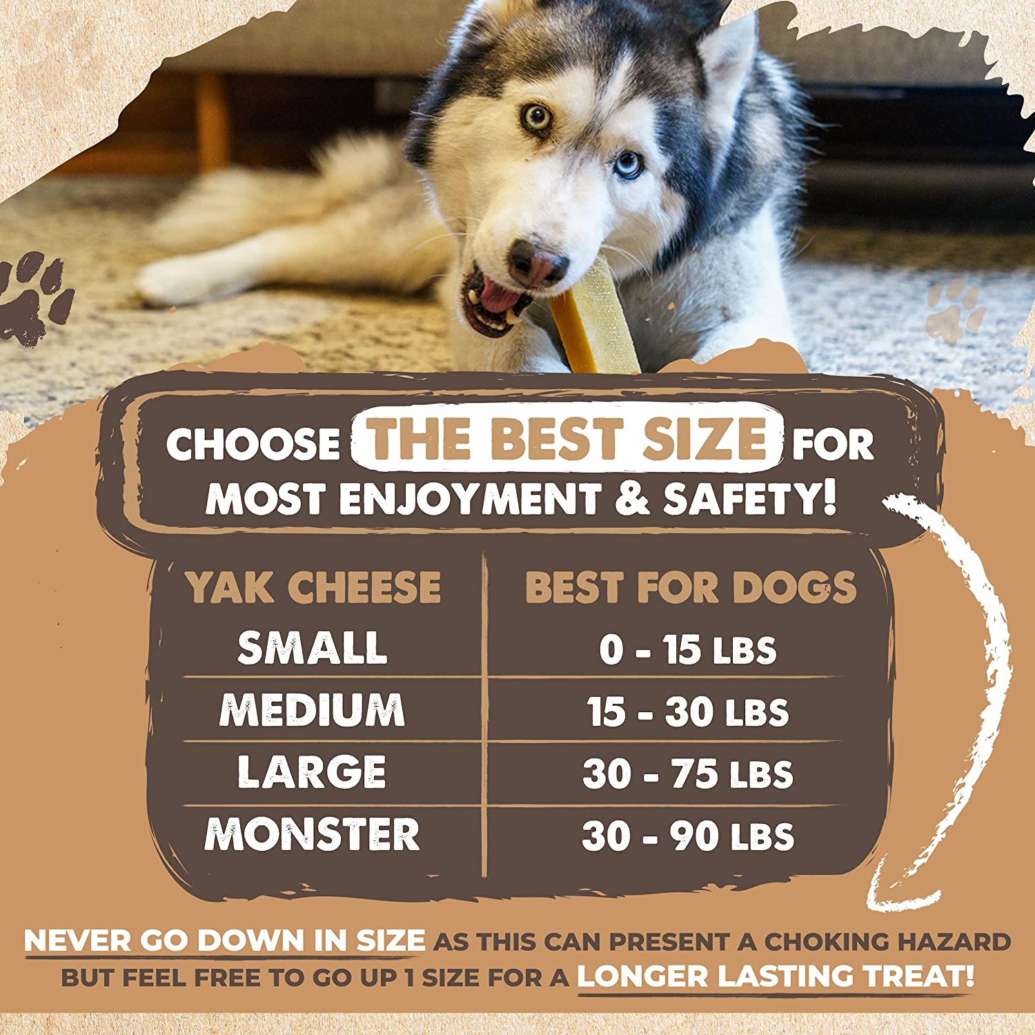 Naturals Yak Cheese Dog Chews