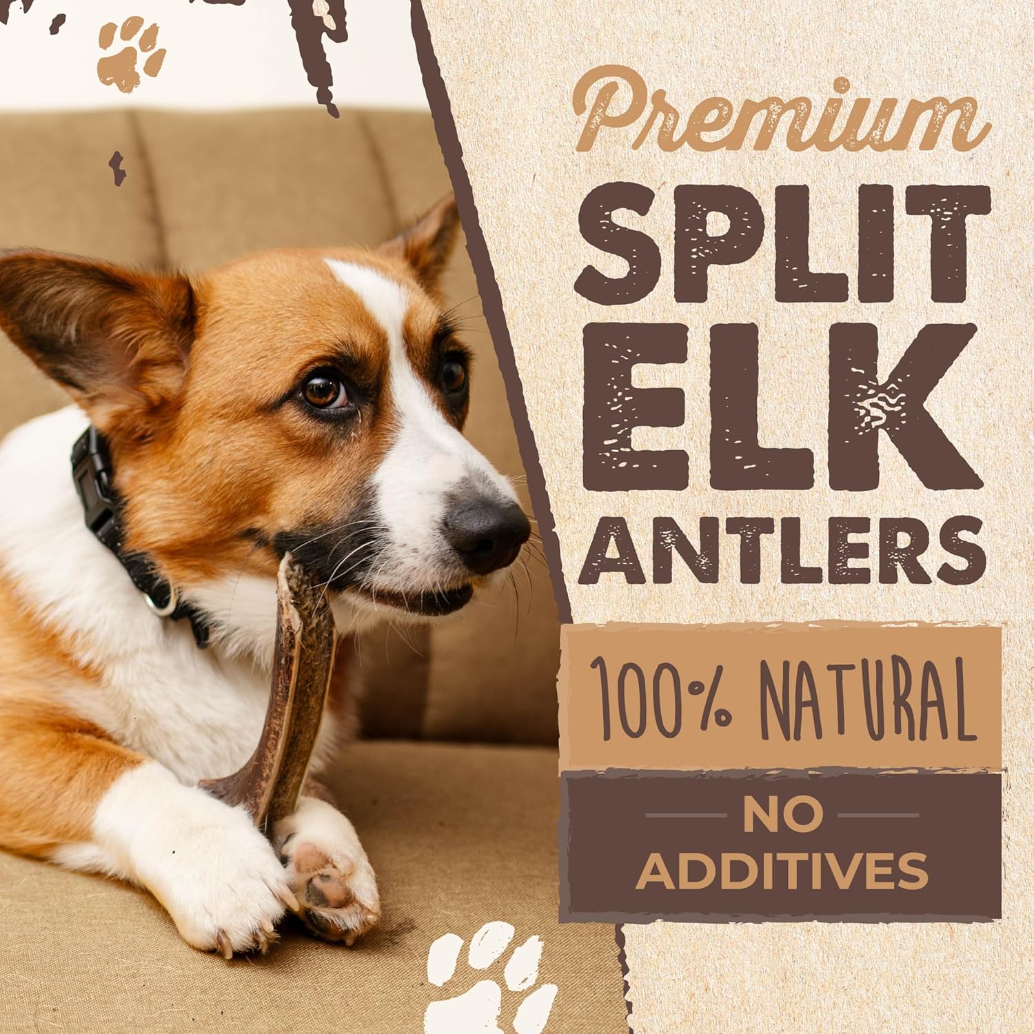 All-Natural Split Elk Antlers