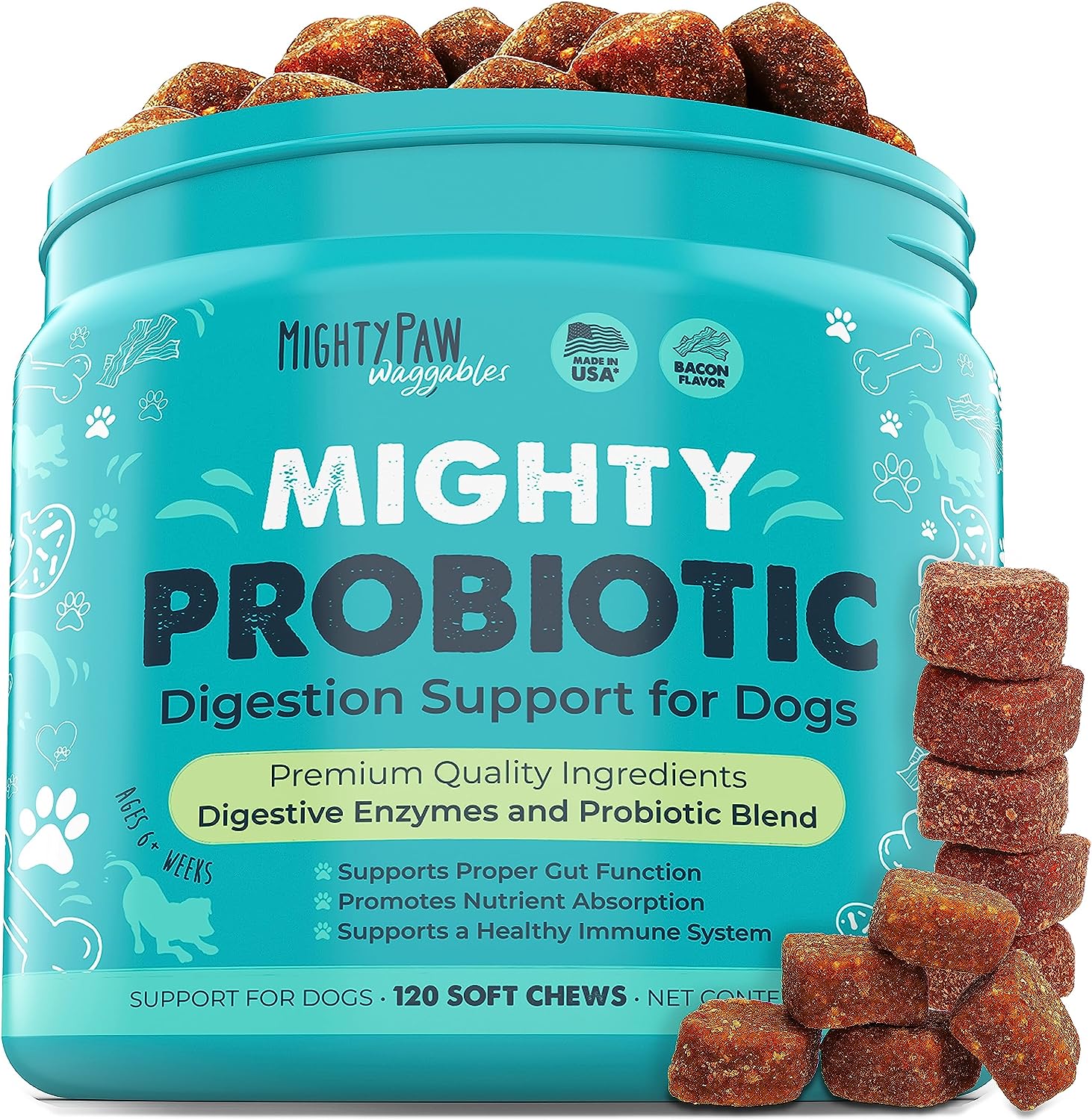 Mighty Probiotic: Digestion Support Supplement