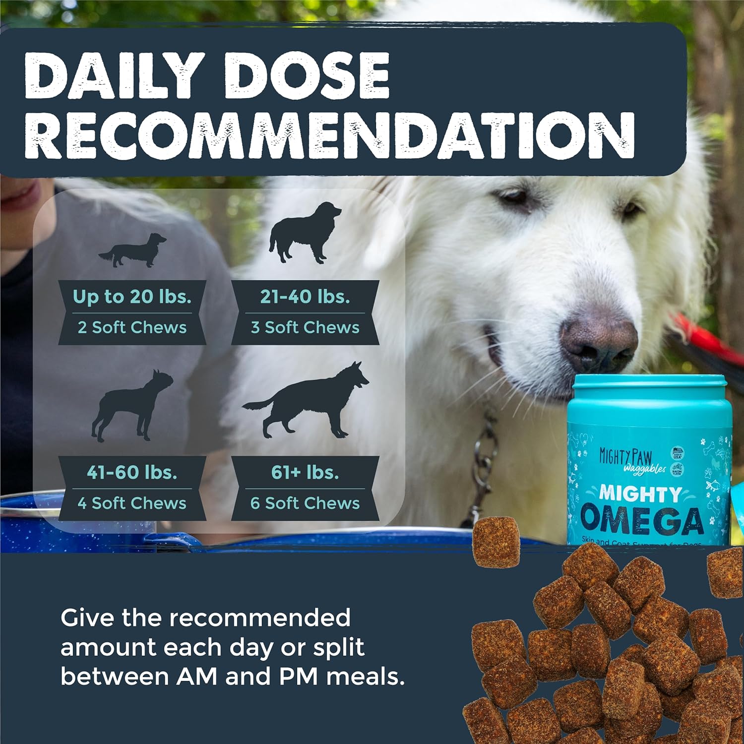 Mighty Omega: Skin & Coat Supplement for Dogs