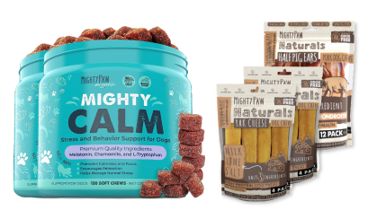 Mighty Paw Calm Kit: Training Tips, Lick Pad, Chews & More