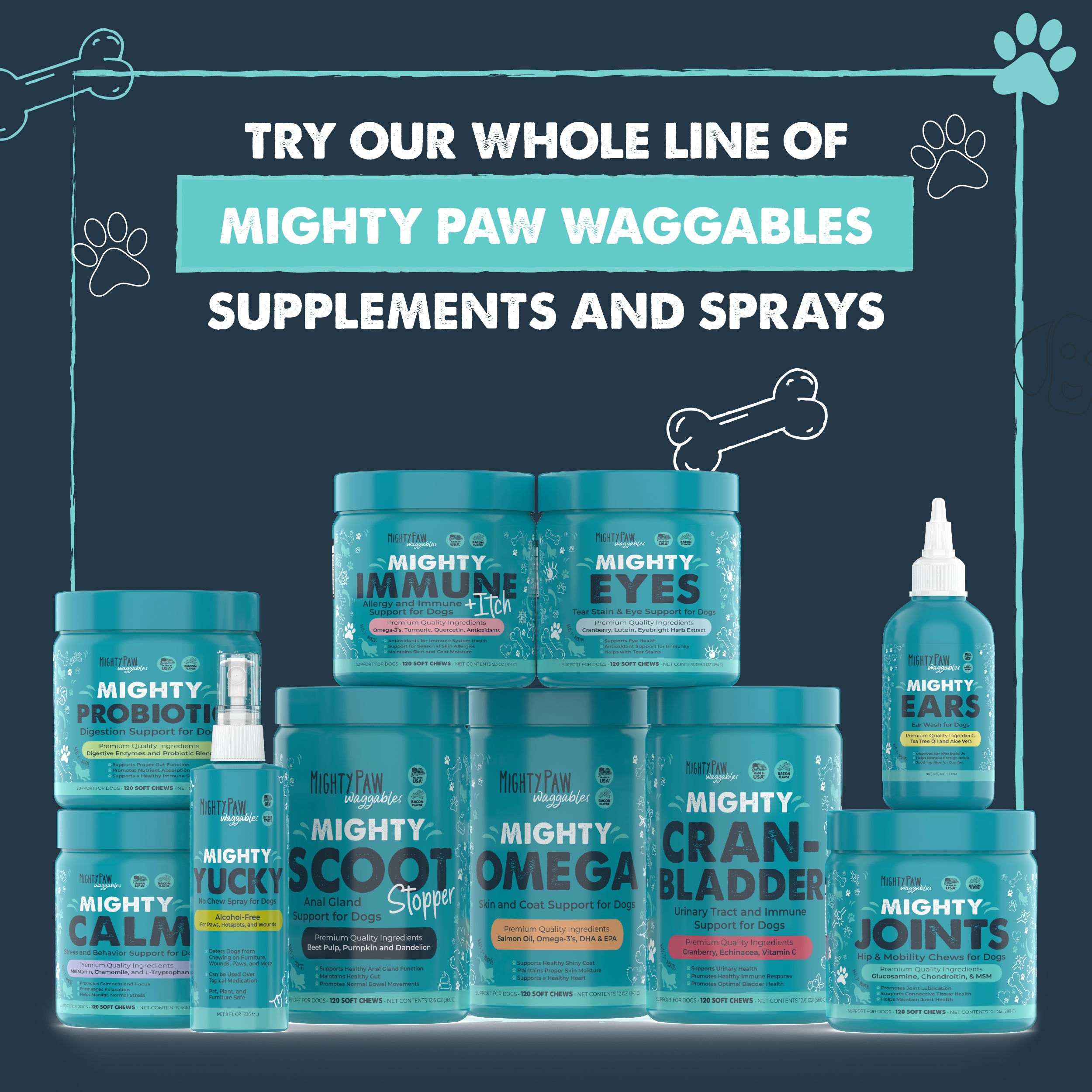 Mighty Scoot Stopper Chews for Dogs | Anal Gland Support