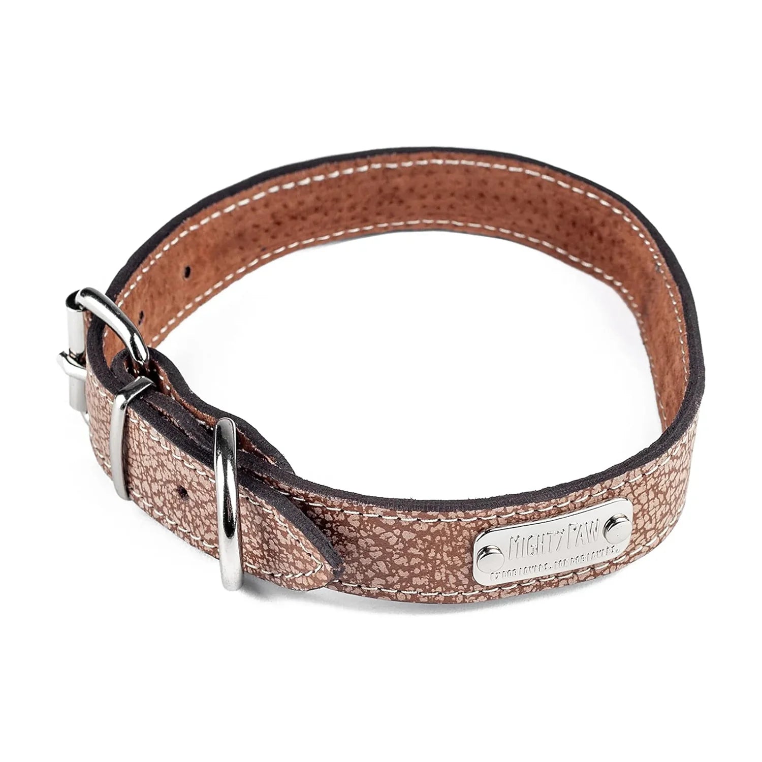 Distressed Leather Collar
