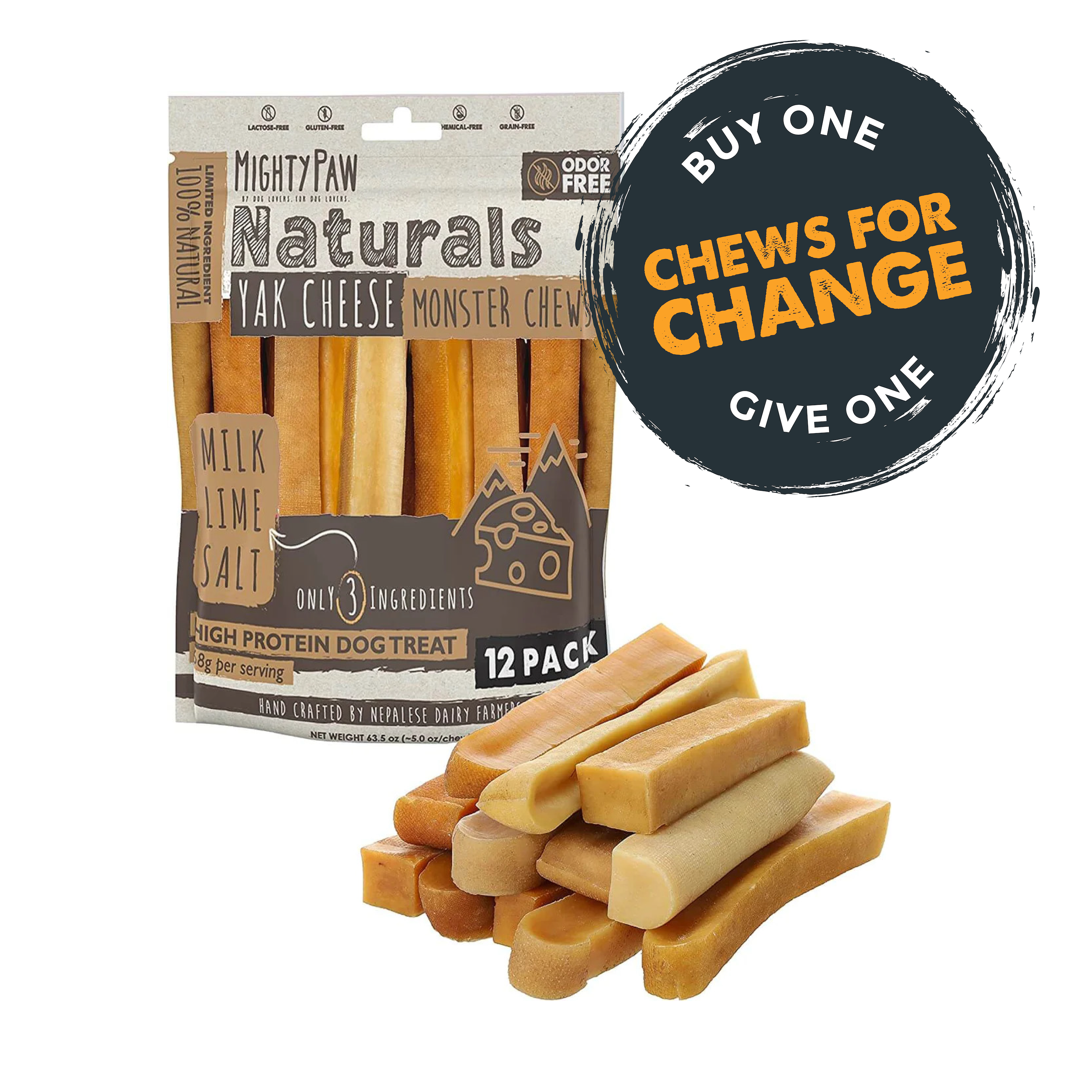 Naturals Yak Cheese Dog Chews