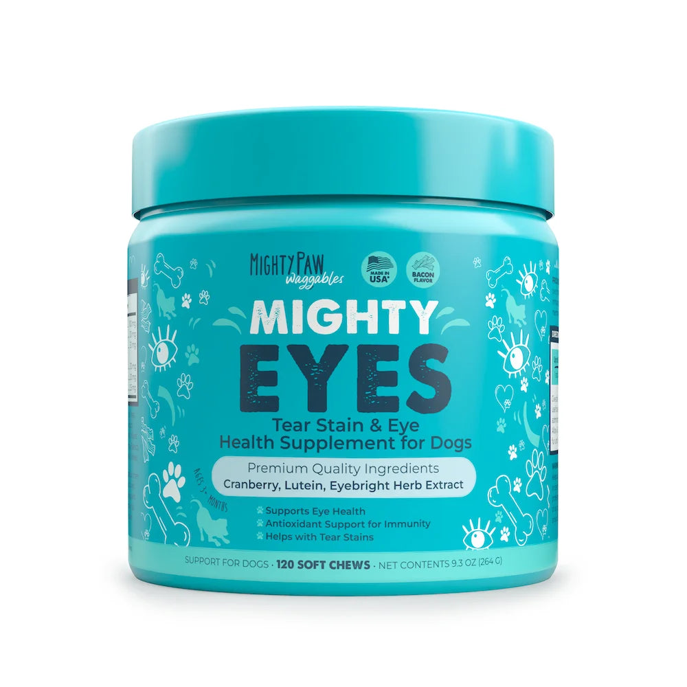 Mighty Eyes Chews for Dogs – Tear Stain and Eye Health Support