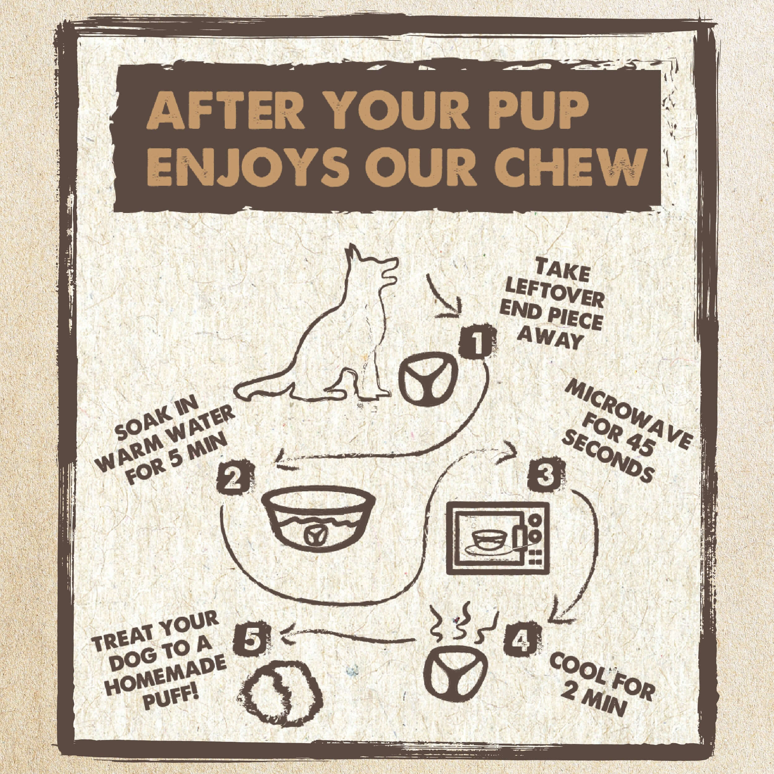 All-Natural Yak Cheese Dog Chews Puff