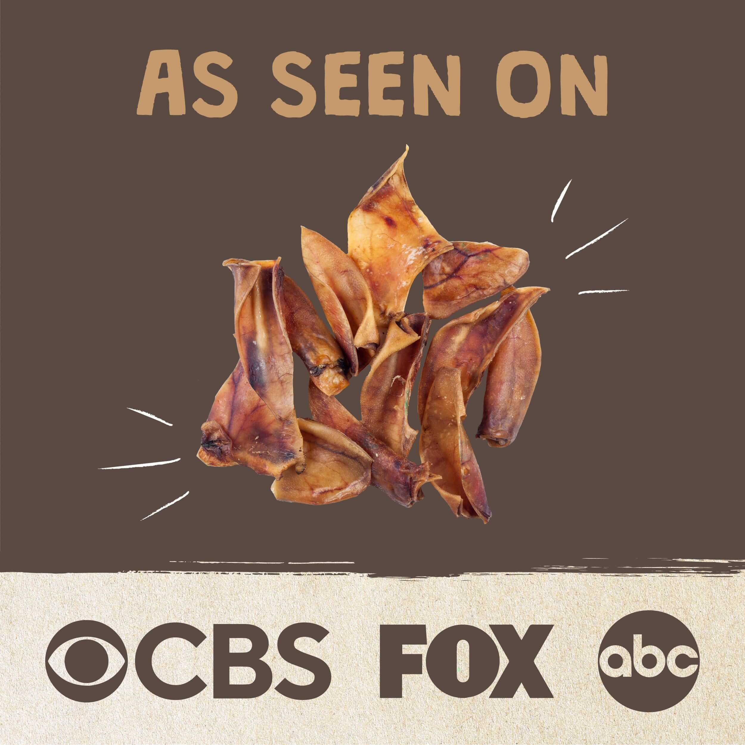 All-Natural Pig Ear Chews