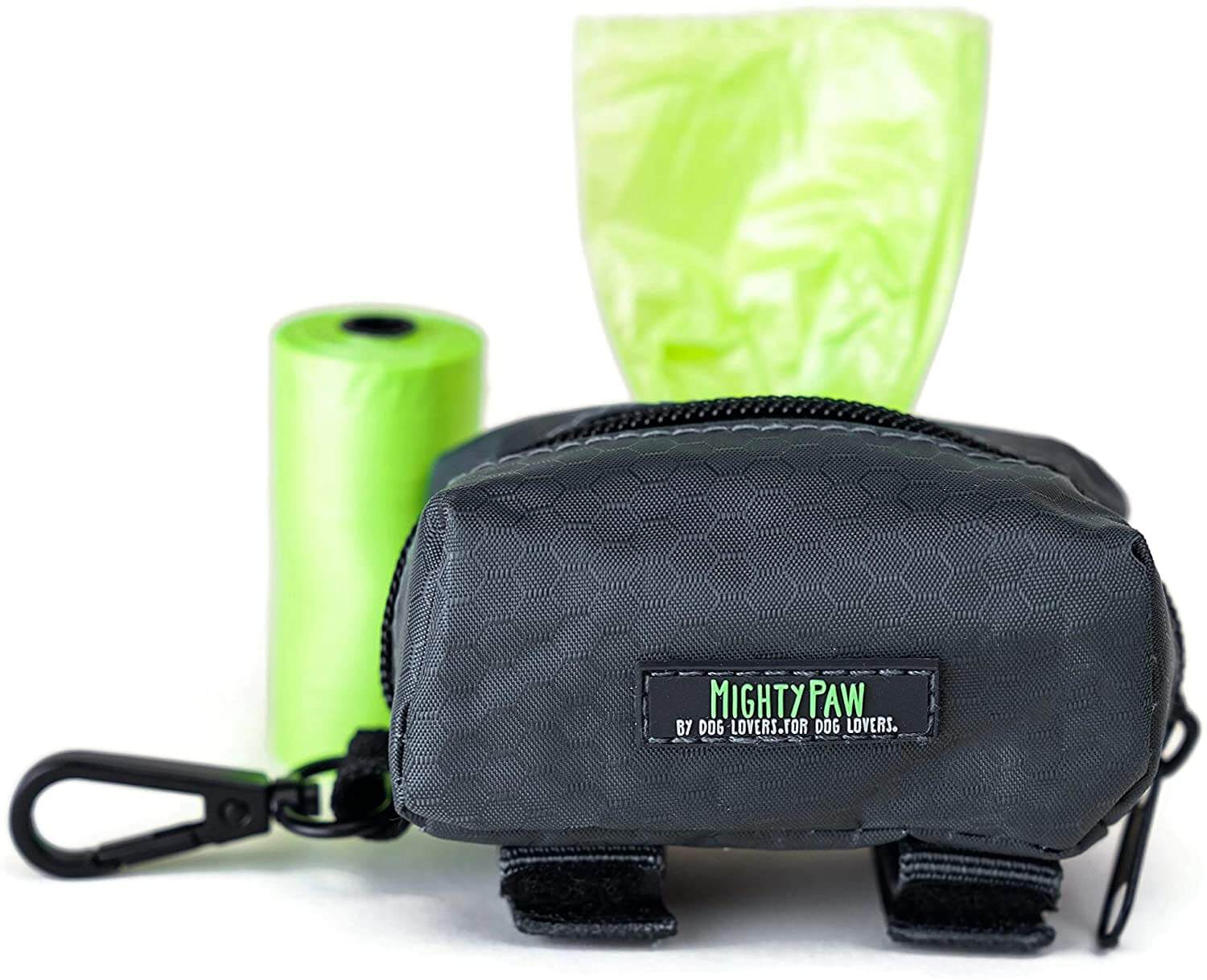 Mighty Paw Weatherproof Poop Bag Holder with Zippered Pouch
