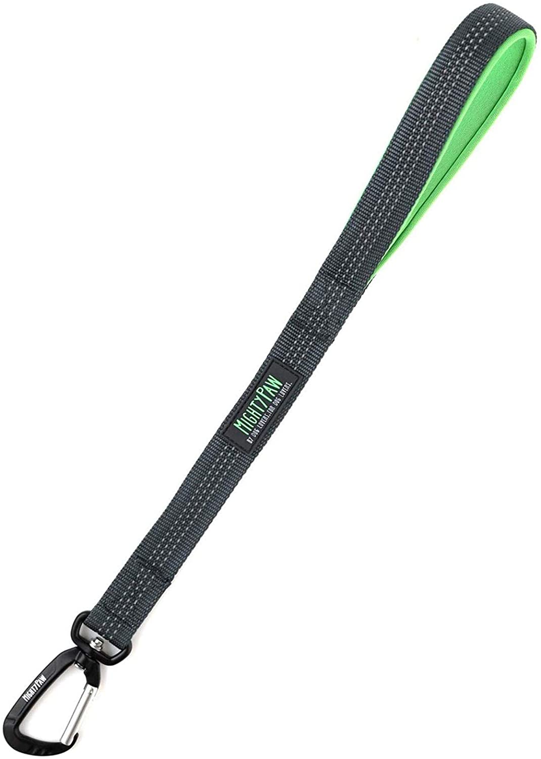 Mighty Paw Short Traffic Handle Dog Leash for Controlled Walks
