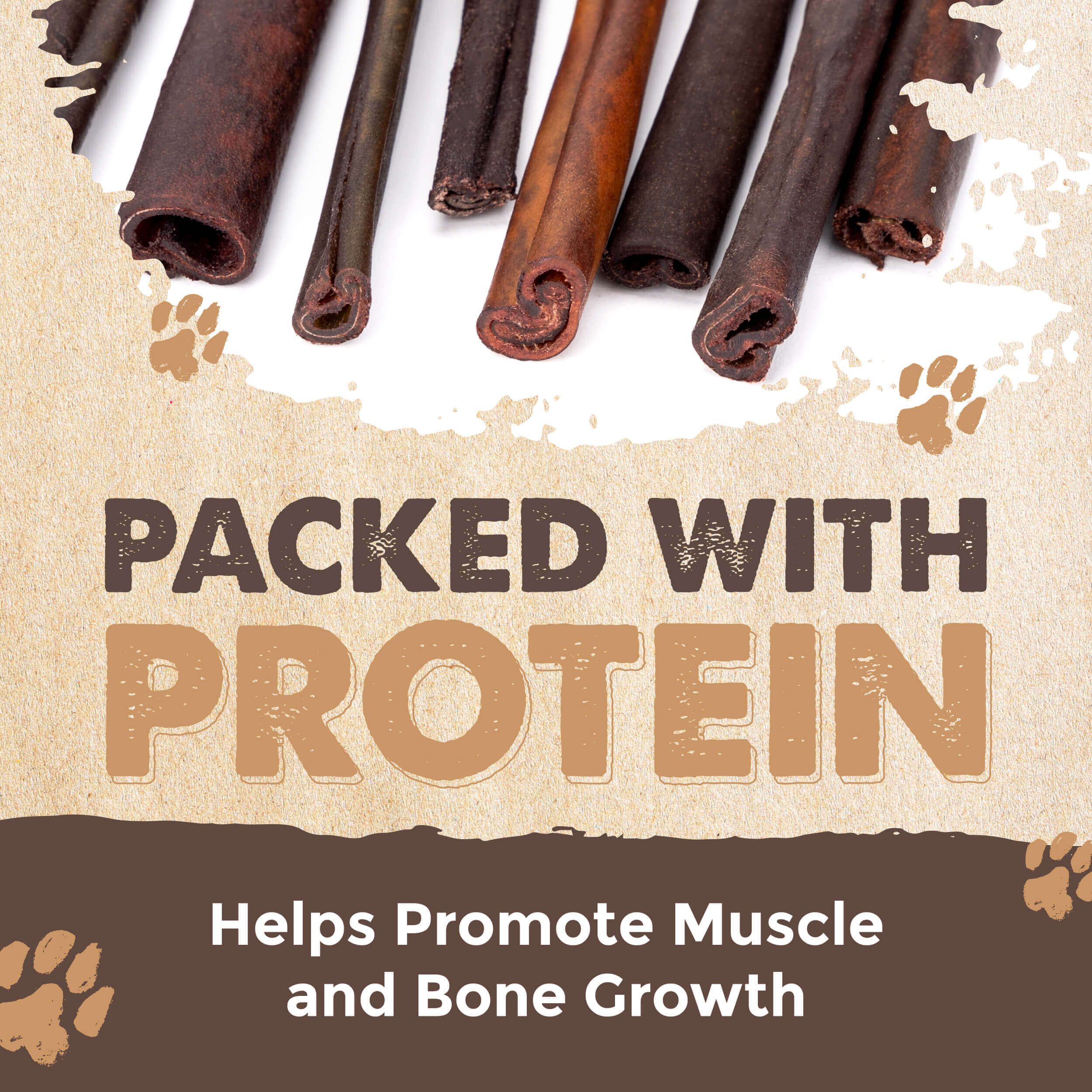 All-Natural Beef Collagen Sticks