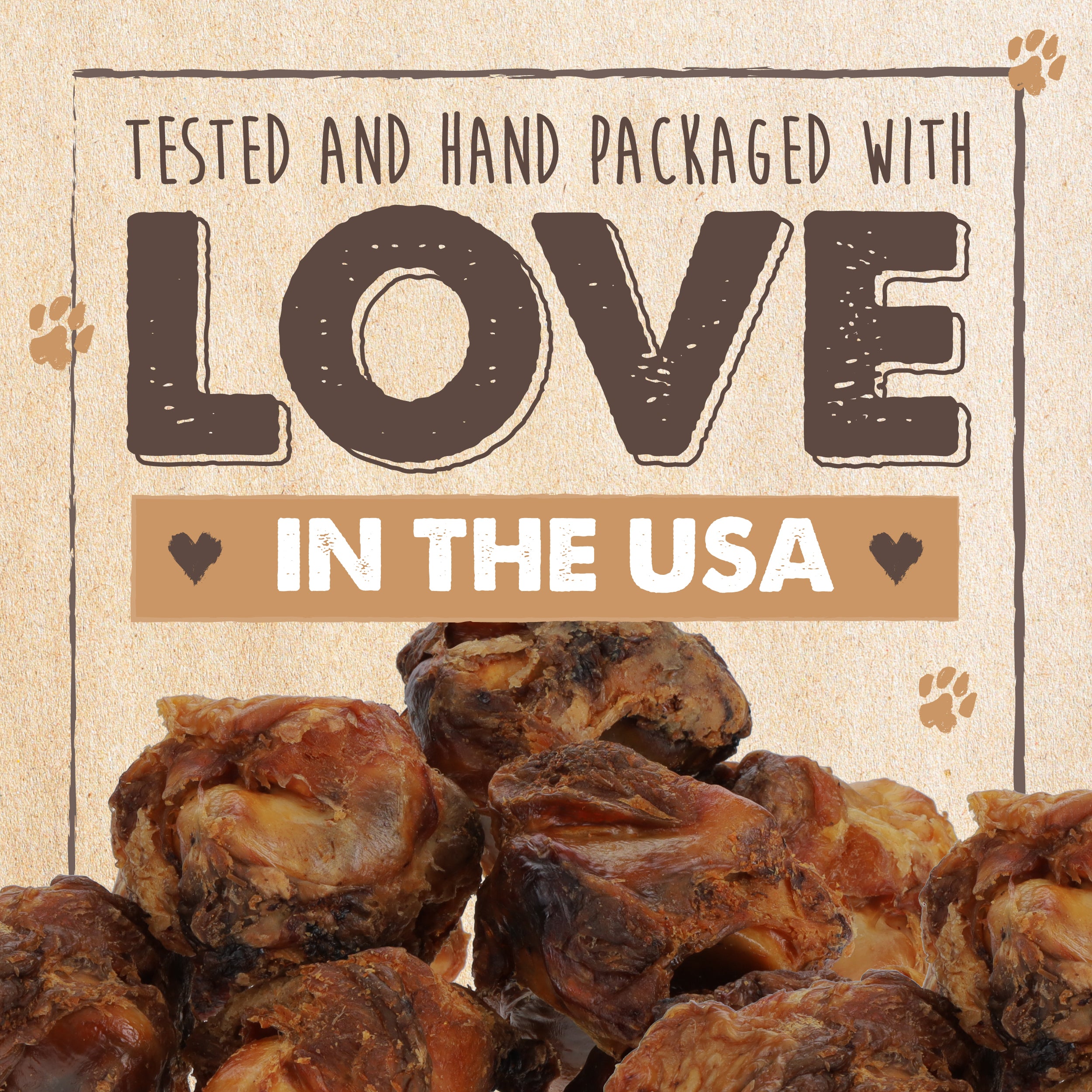 All-Natural Cow Knee Cap Chews