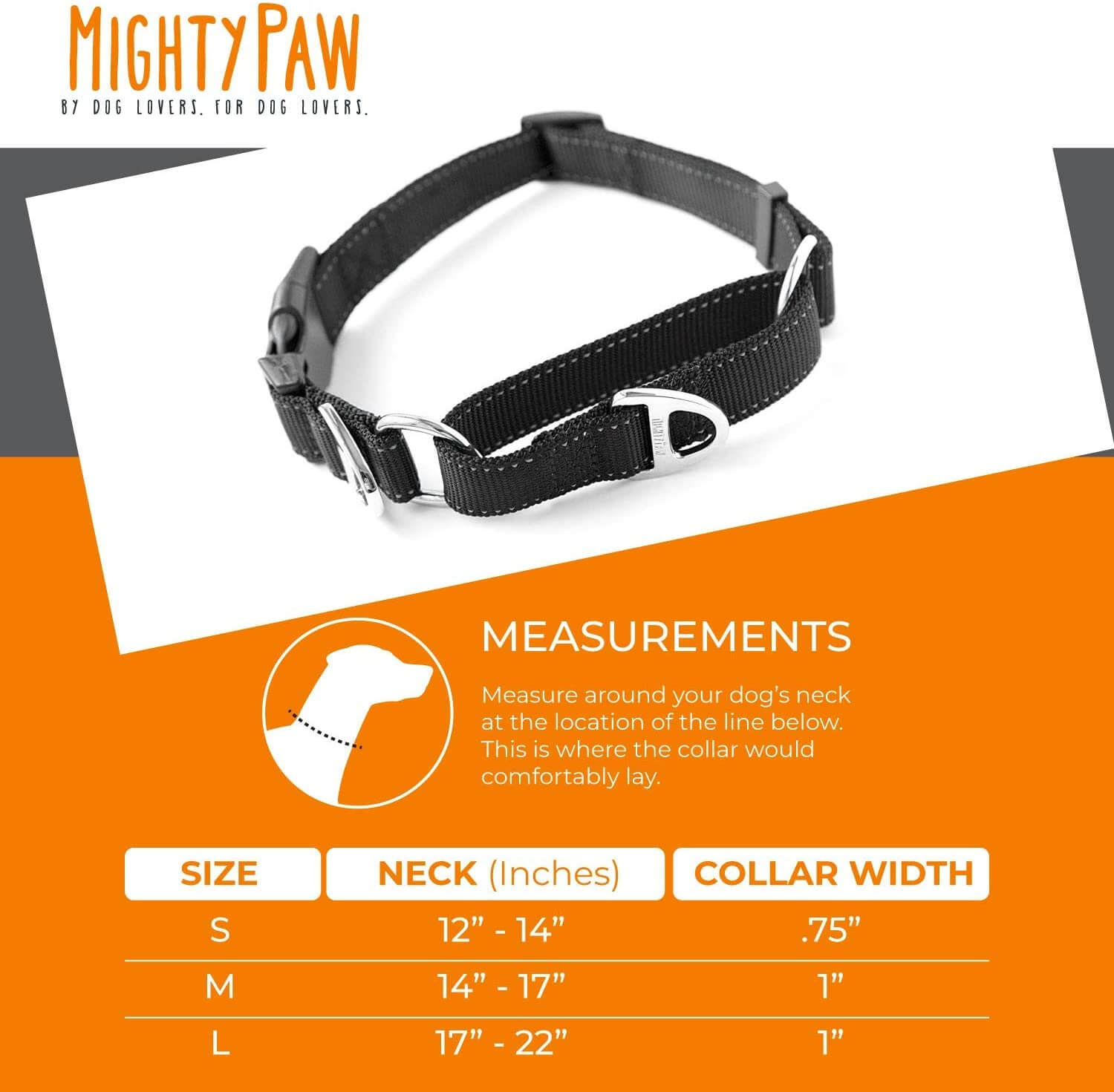 Nylon Martingale Cinch Collar