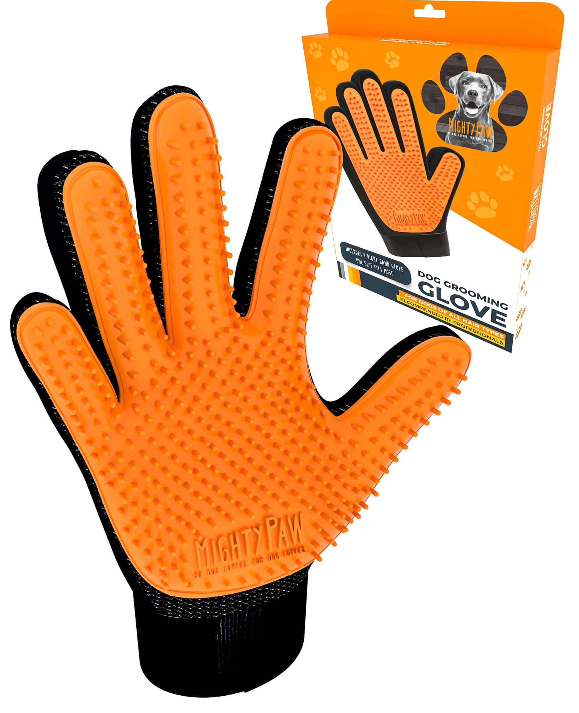 Mighty Paw Dog Grooming Glove: Pamper Your Pup with Ease!