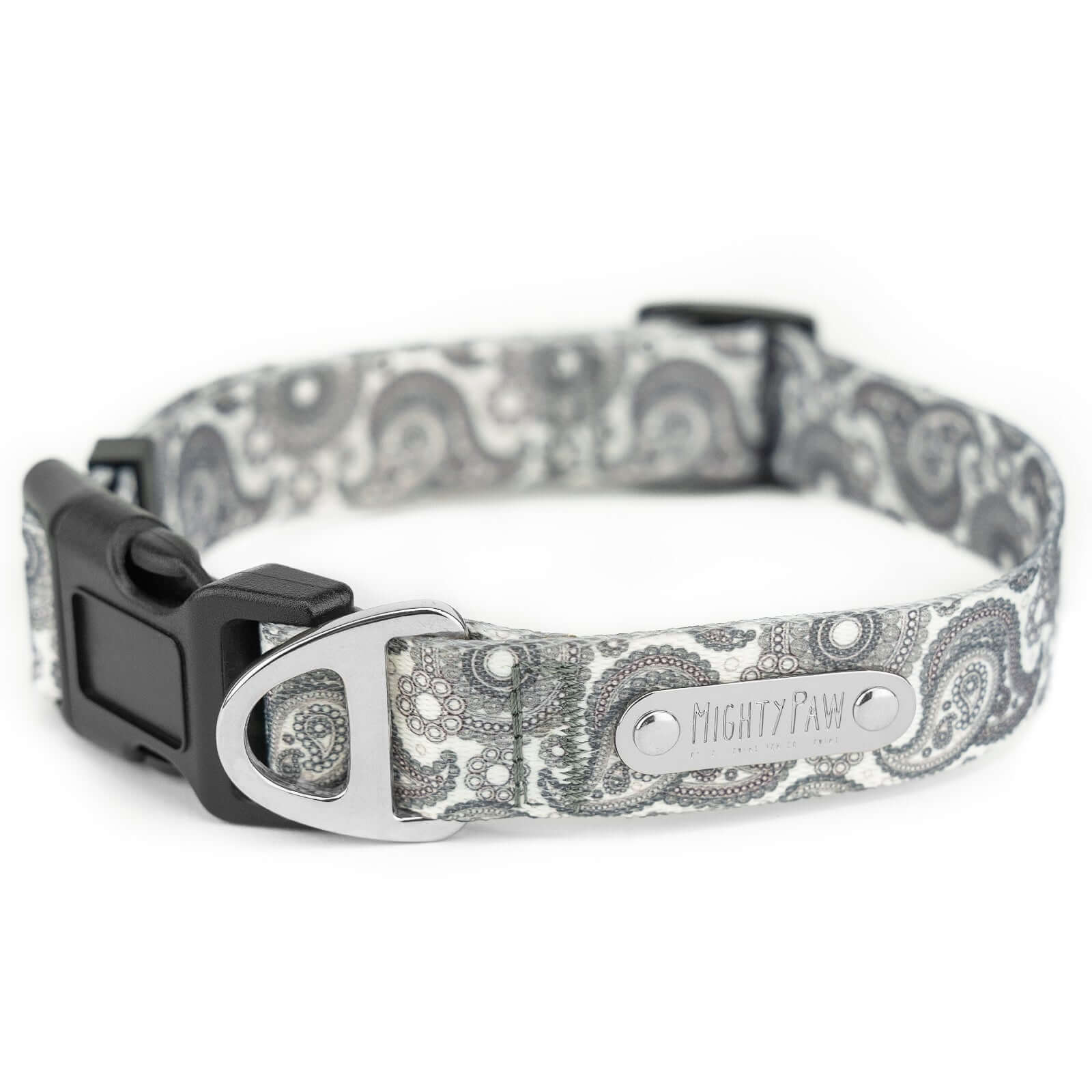 Grey Paisley Designer Collar