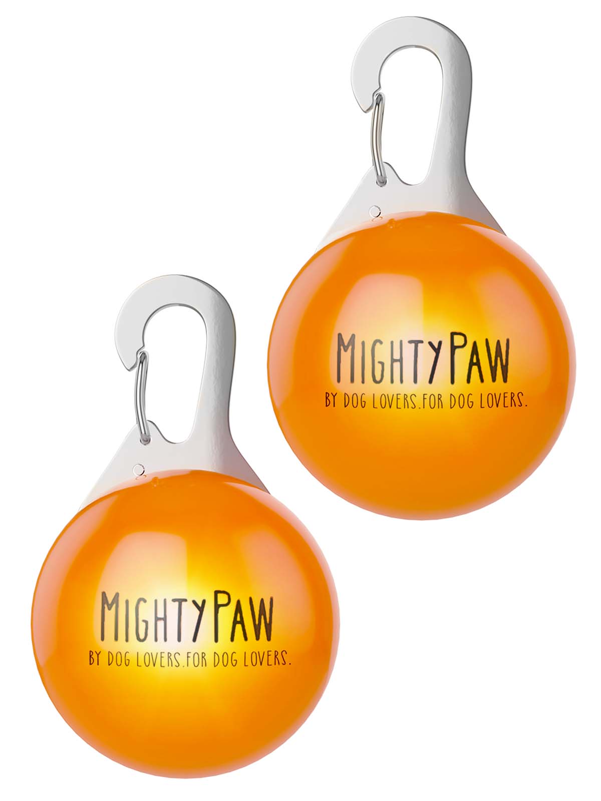 Mighty Paw LED Dog Safety Lights: Illuminate Your Nighttime Walks (2pk)