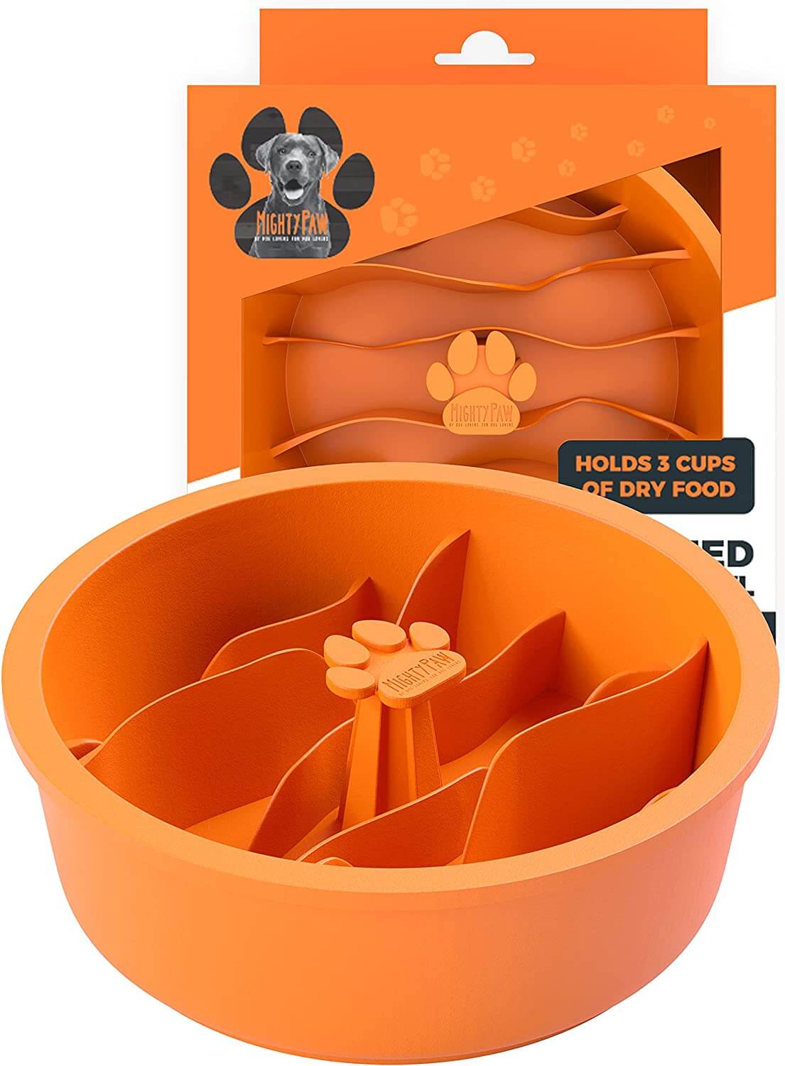 Slow Feed Dog Bowl Insert Interactive Maze Design BPA-Free