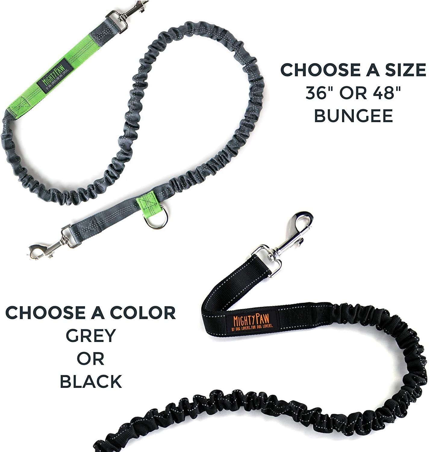 Hands-Free Bungee Leash Set