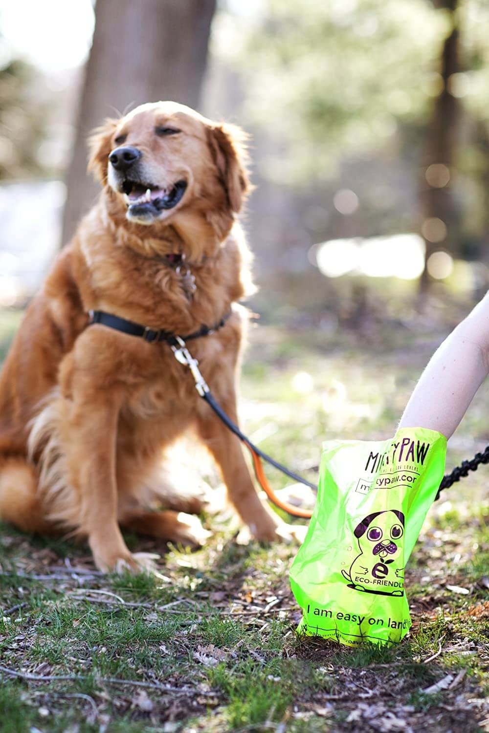 Earth Friendly Poop Bags by Mighty Paw with Lavender Scent (8 or 40 Rolls)
