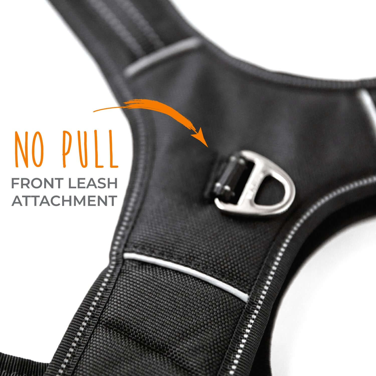 Comfortable No Pull Dog Harness with Neck Buckle