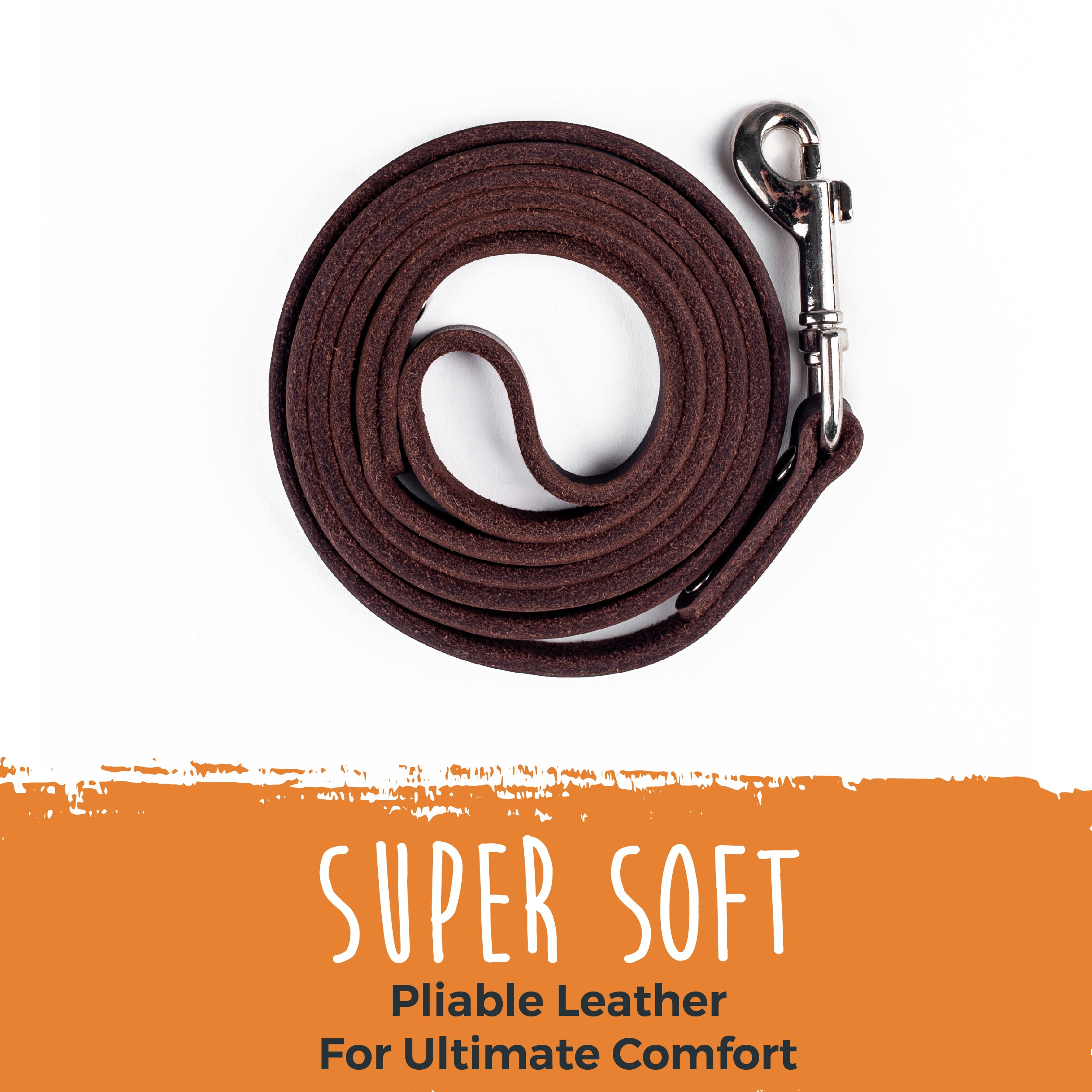 Distressed Leather Leash