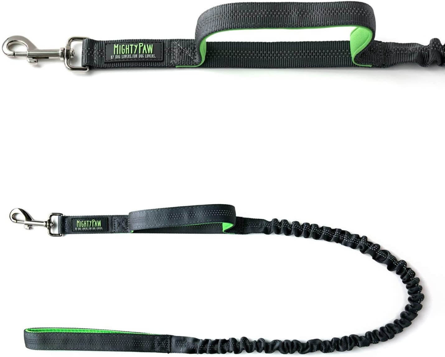 Mighty Paw Dual Handle Bungee Leash with Shock-Absorbing System