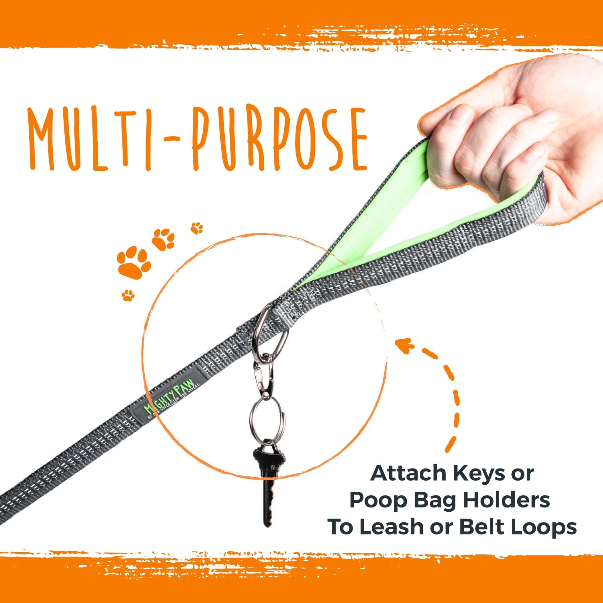 Dog Tag Carabiner Clips (3pk)