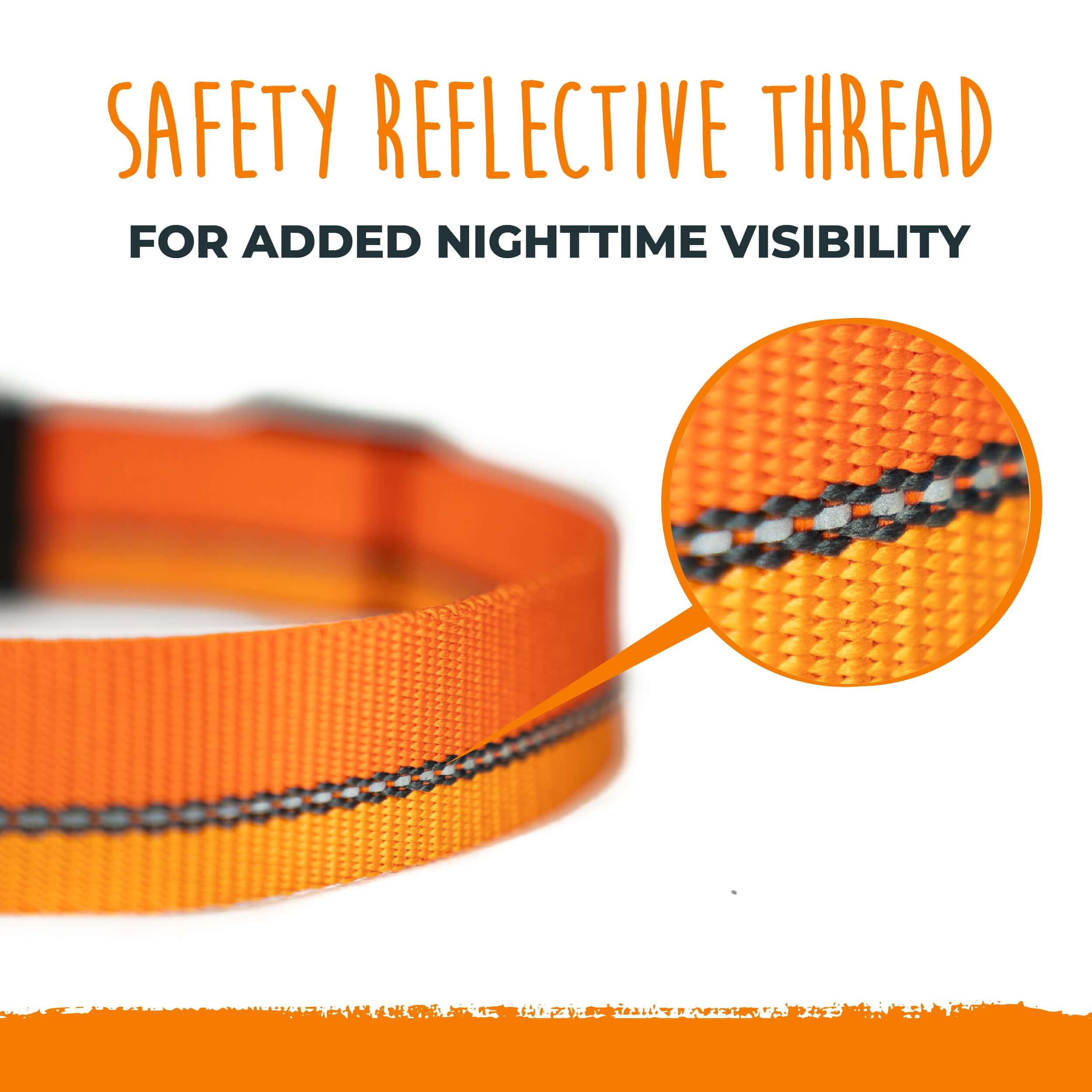 Standard Reflective Colorblast Dog Collar