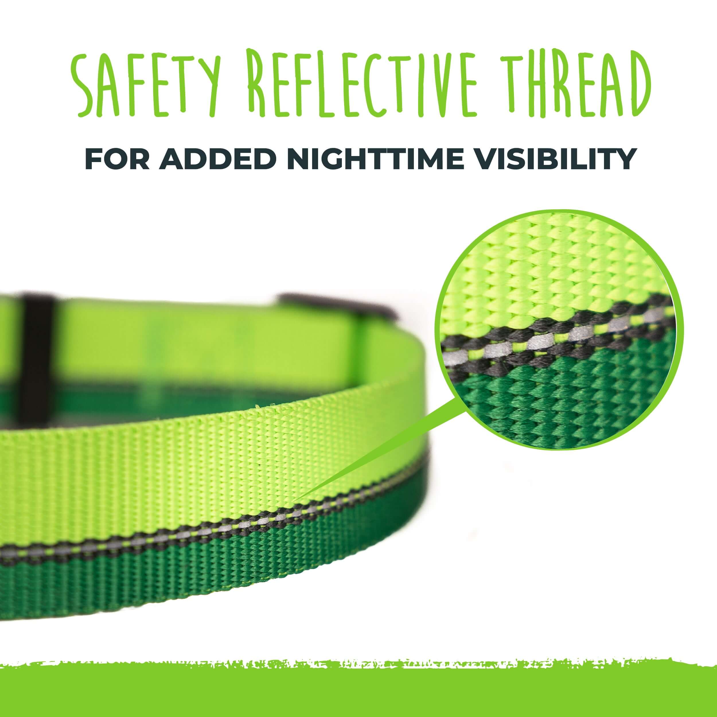 Standard Reflective Colorblast Dog Collar