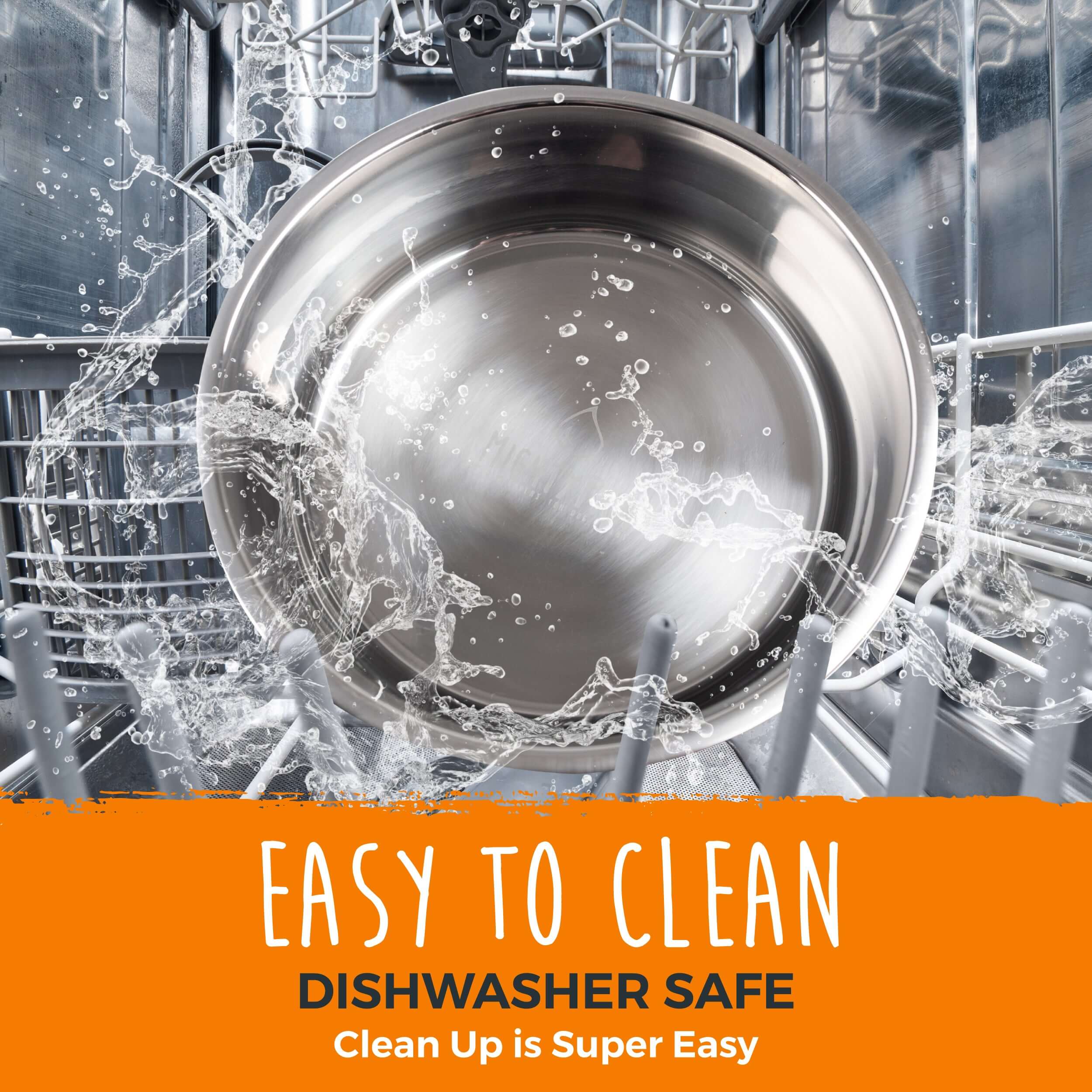 Dishwasher-Safe Stainless Steel Dog Bowls (2 Pack)
