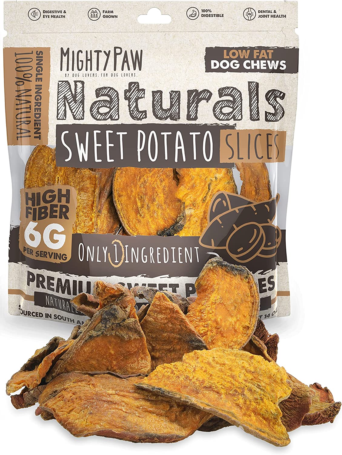Potato Dogs Chews | Dehydrated Slices and Fries for Pets