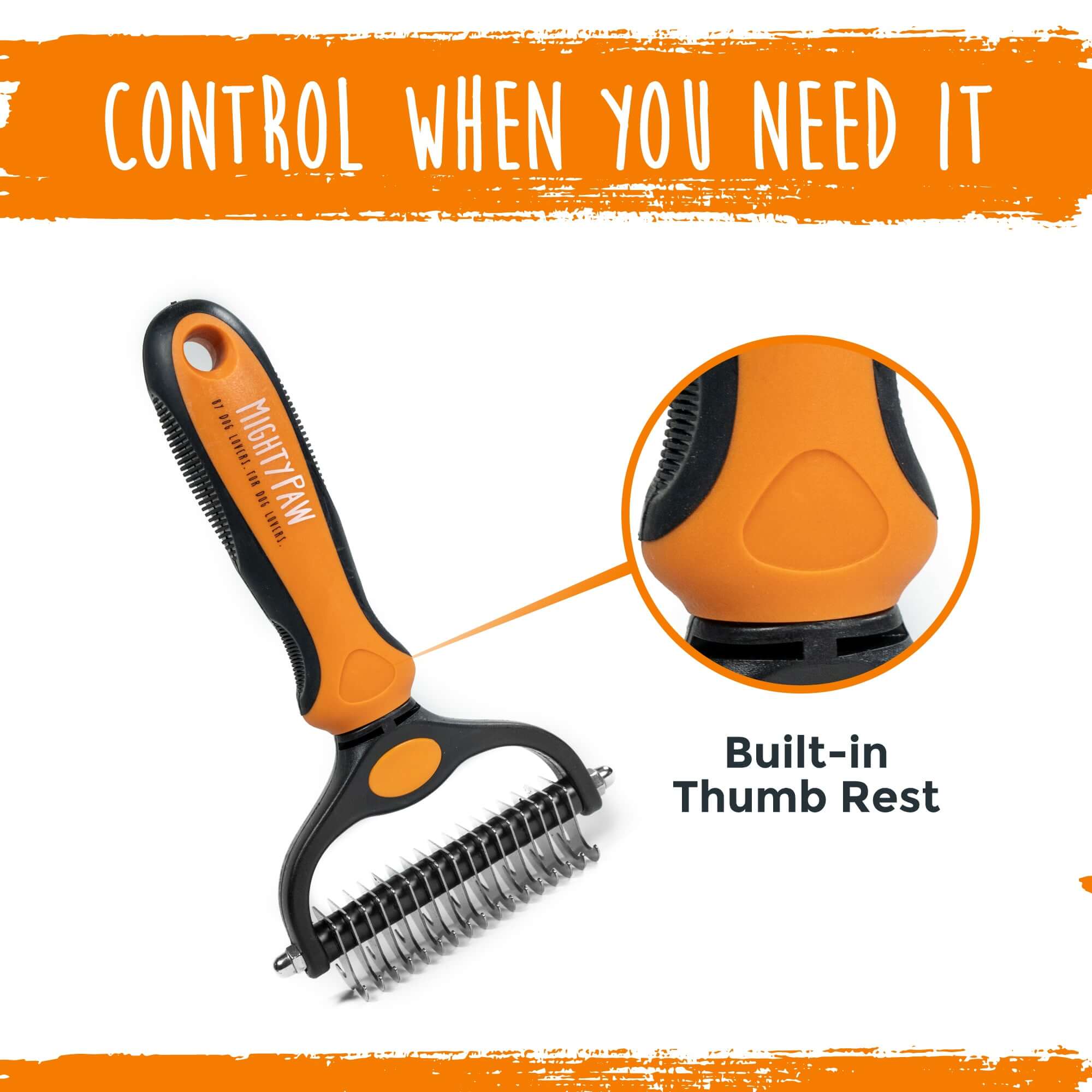 Dual-Sided Grooming Rake