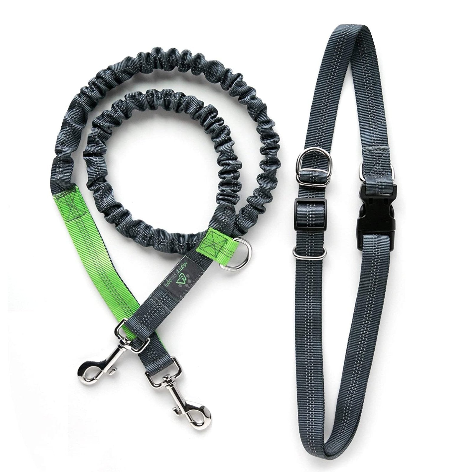 Mighty Paw Hands-Free Bungee Leash Set – Designed for Active