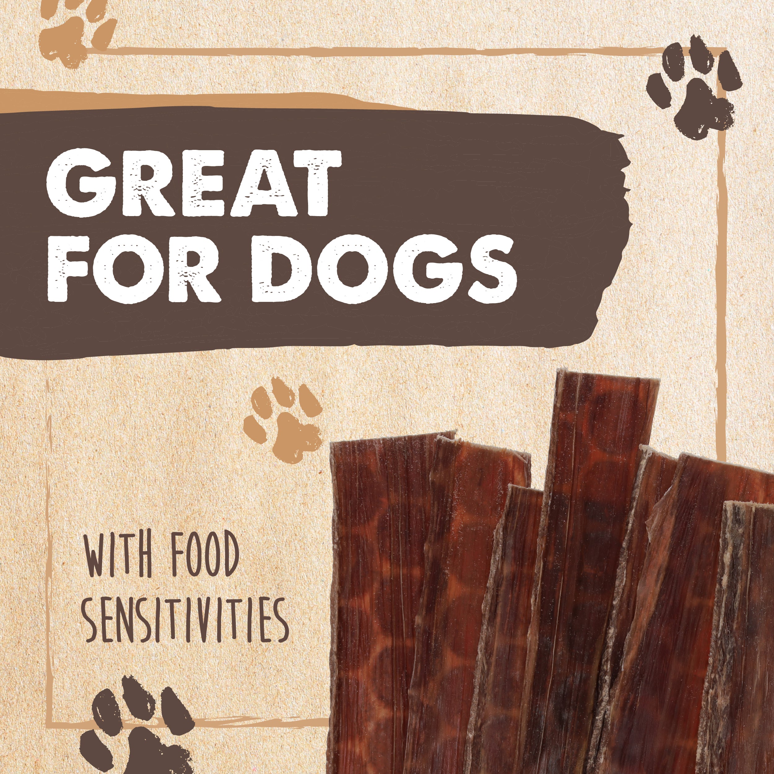 Beef Gullet Jerky for Dogs