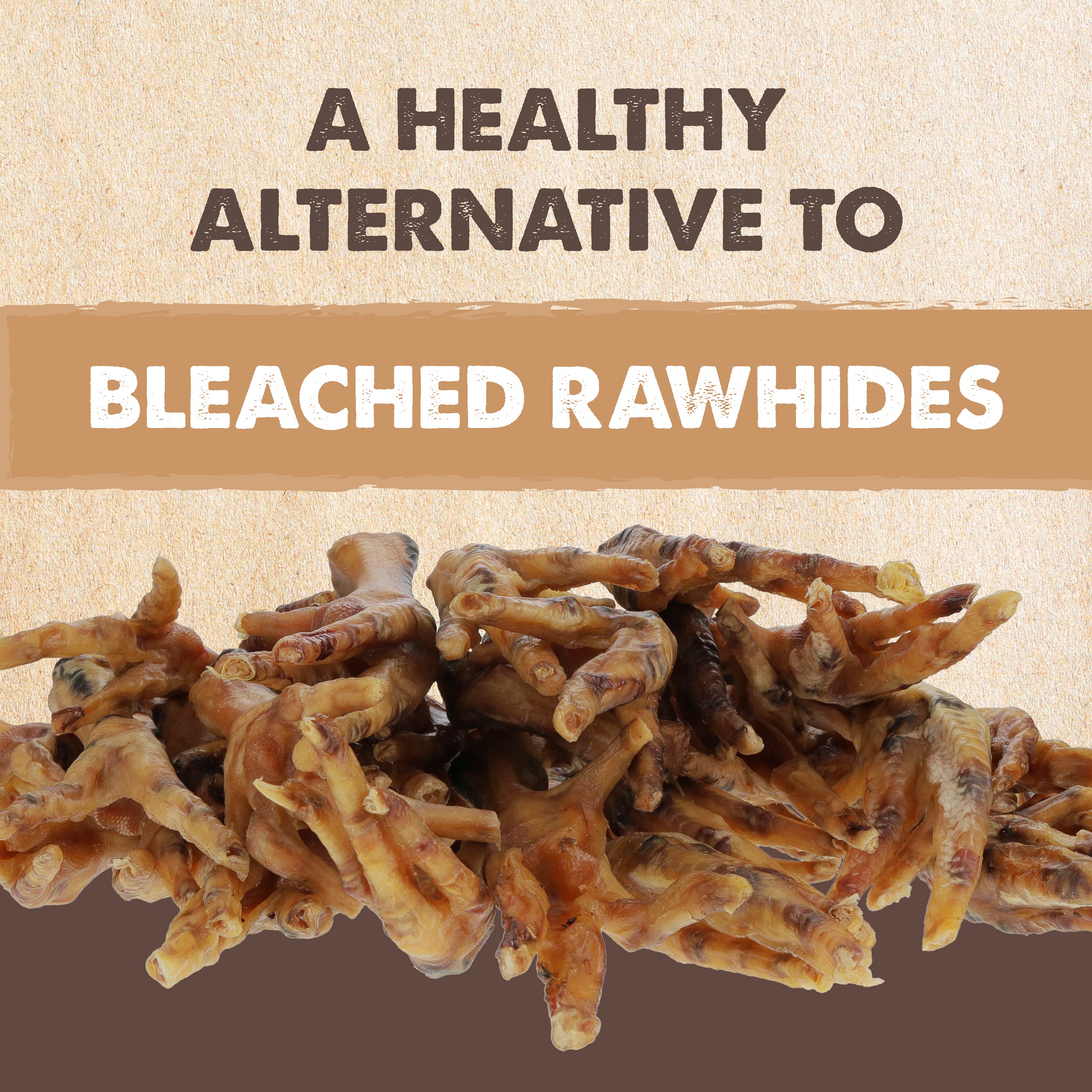 All-Natural Chicken Feet Chews