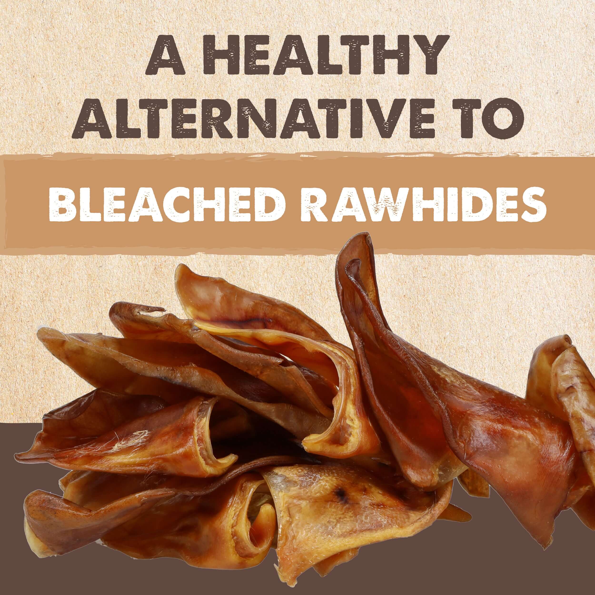 All-Natural Pig Ear Chews