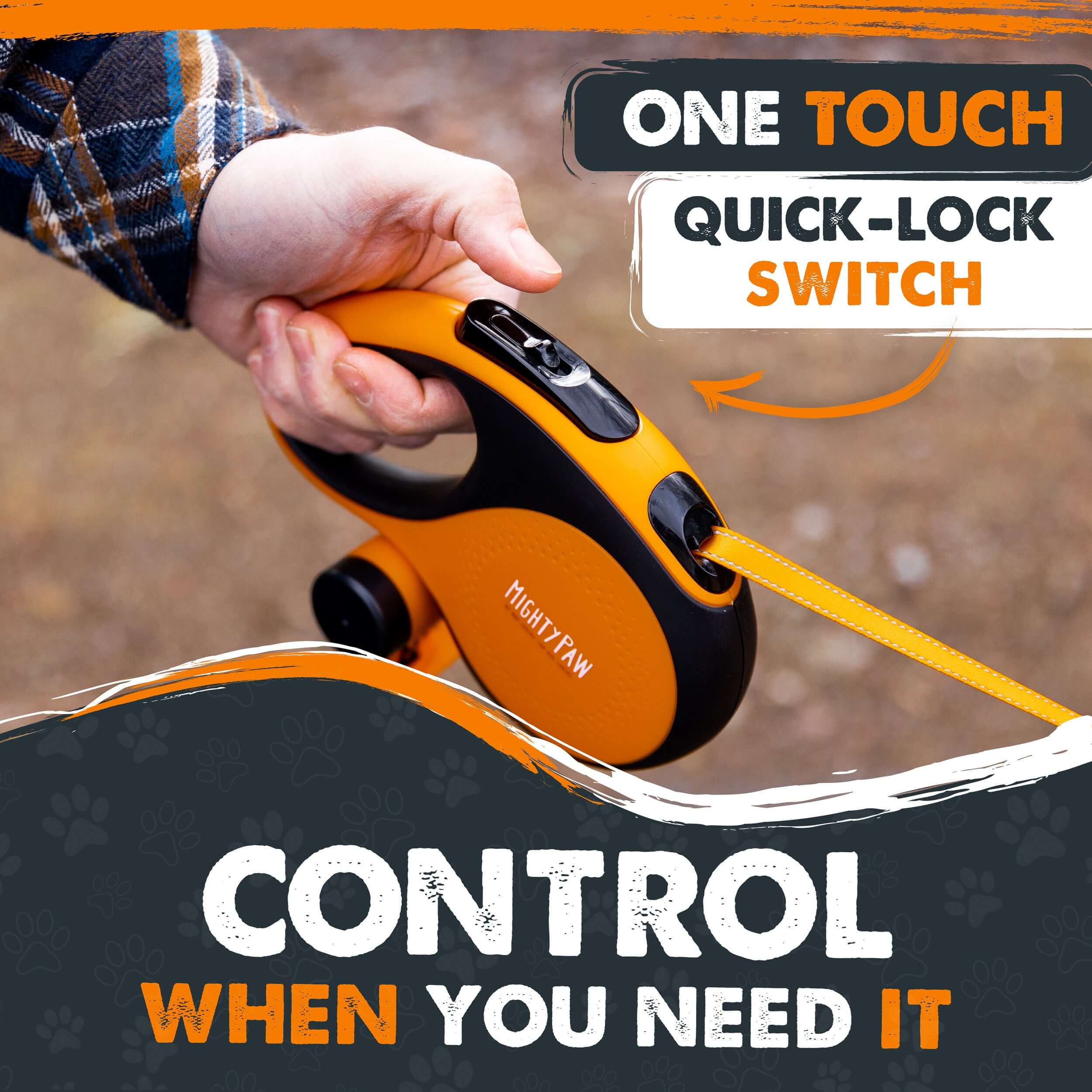 Retractable Leash 3.0 with Poop Bag Holder