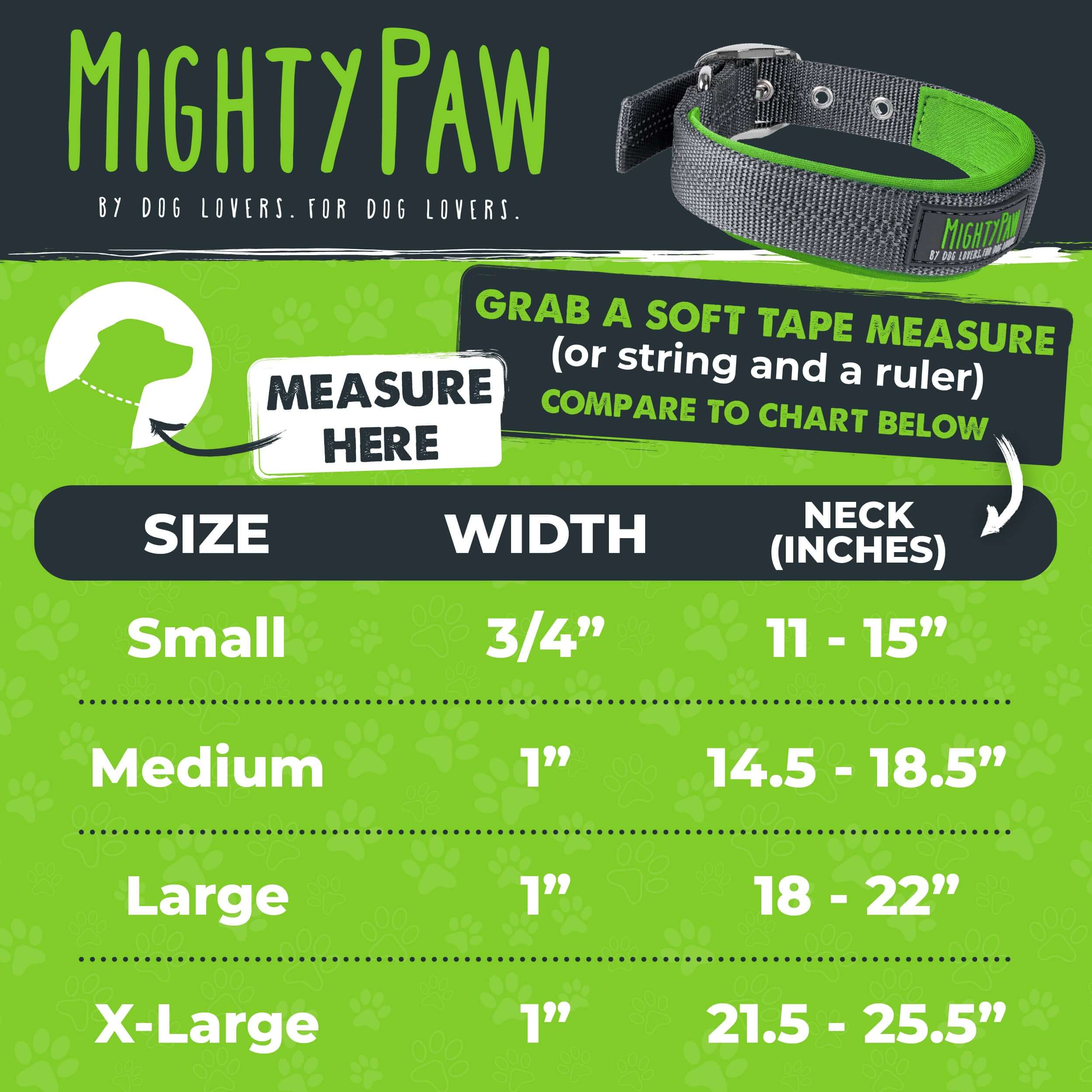 Mighty Paw Sport Collar 2.0 for Active Dogs
