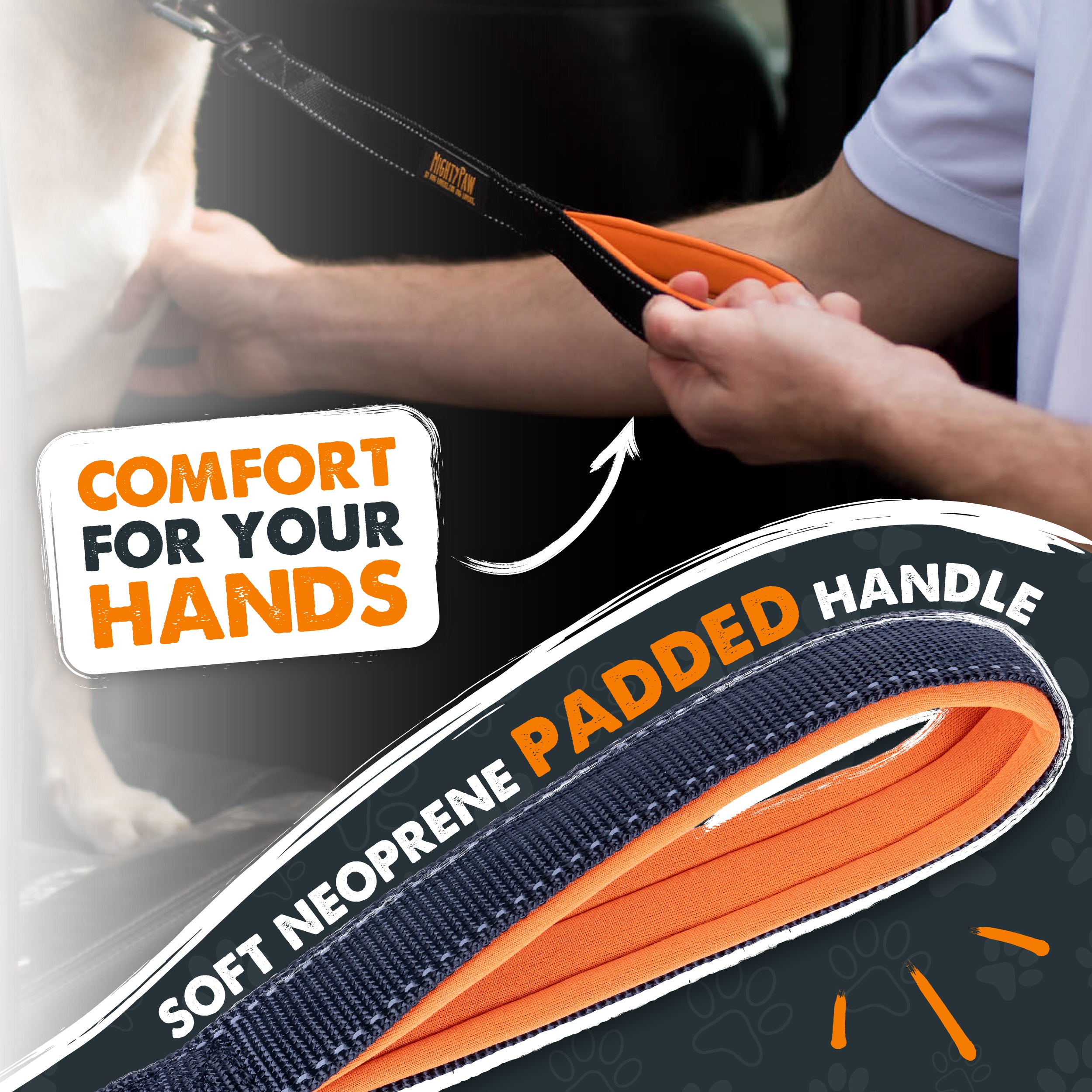 Short Traffic Handle Leash