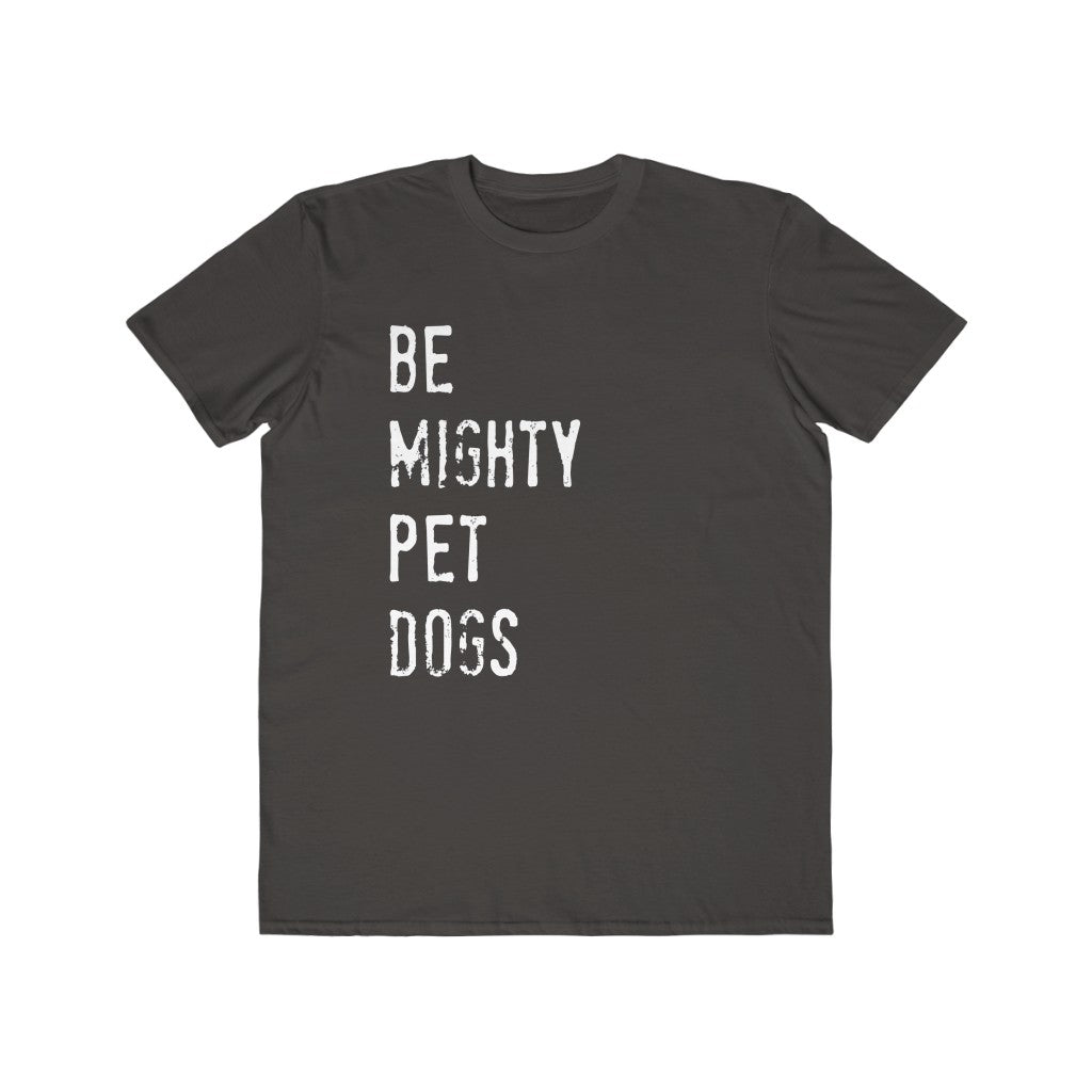 Comfortable Dog Lover Men's T-Shirt with Tear-Away Label
