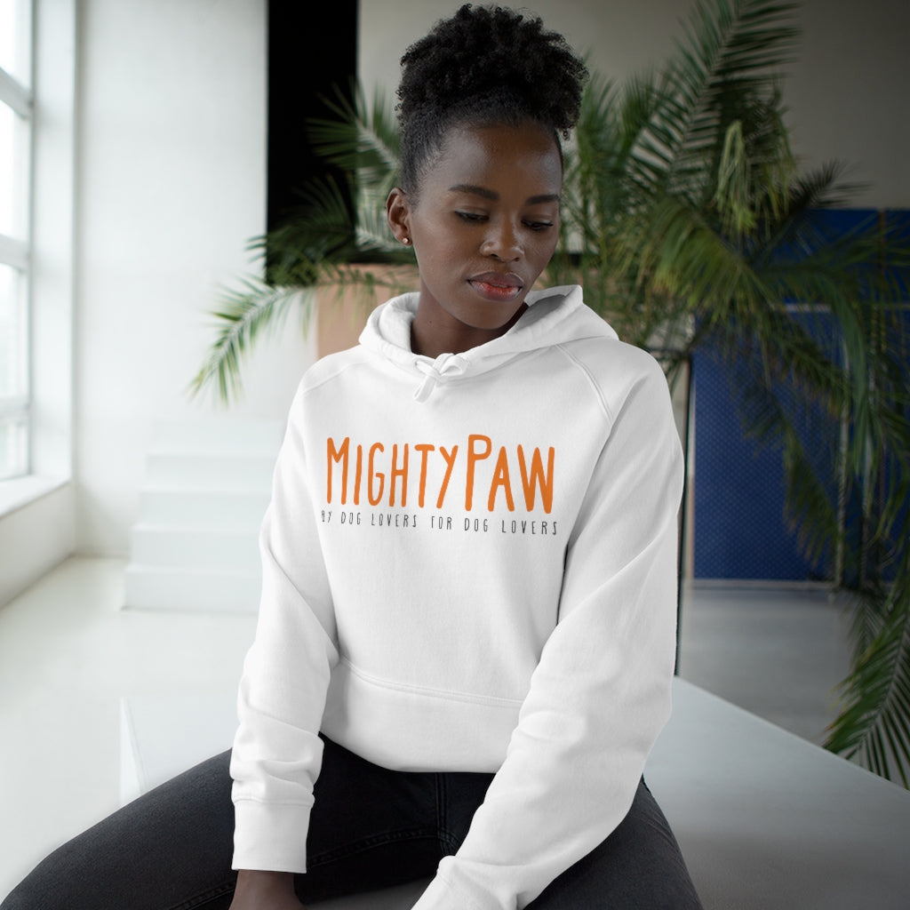 Mighty Paw Dog Lover Hoodie (Unisex, White)