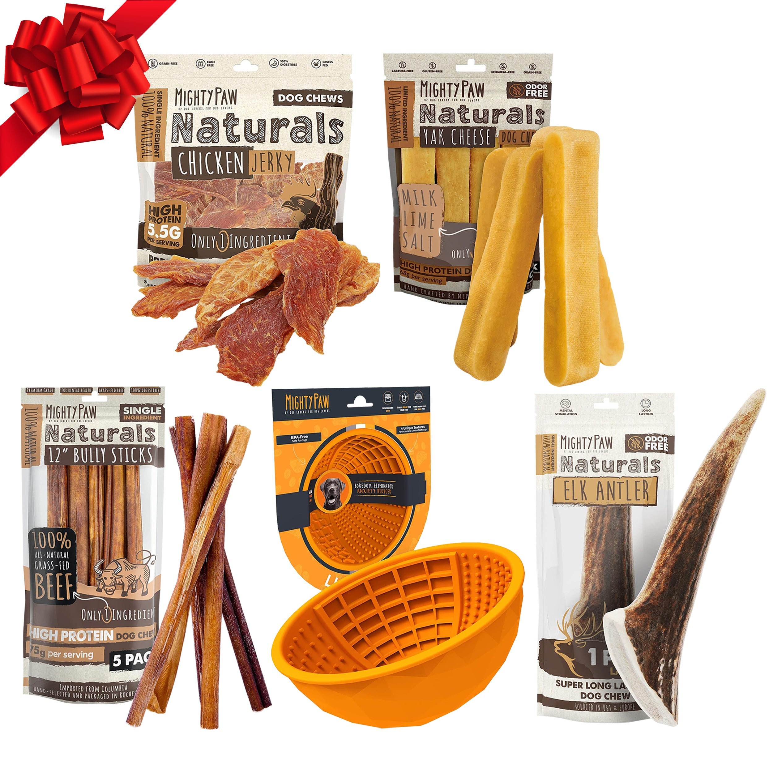 Mighty Paw Ultimate Stocking Stuffer Bundle for Small Dogs