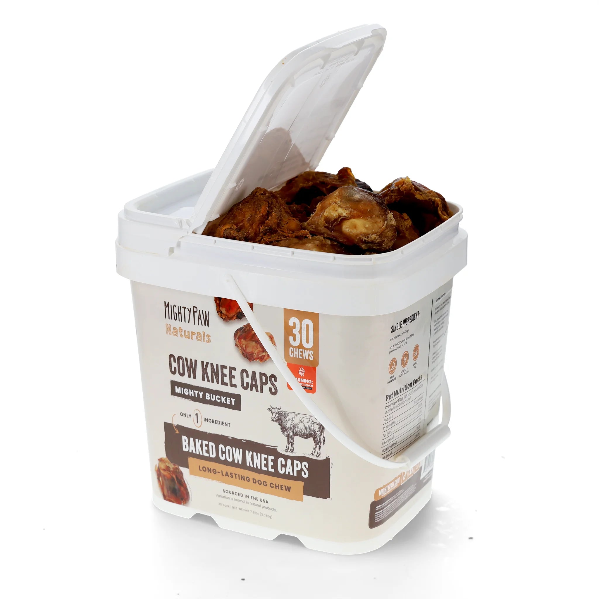 Bulk Bucket Cow Knee Caps