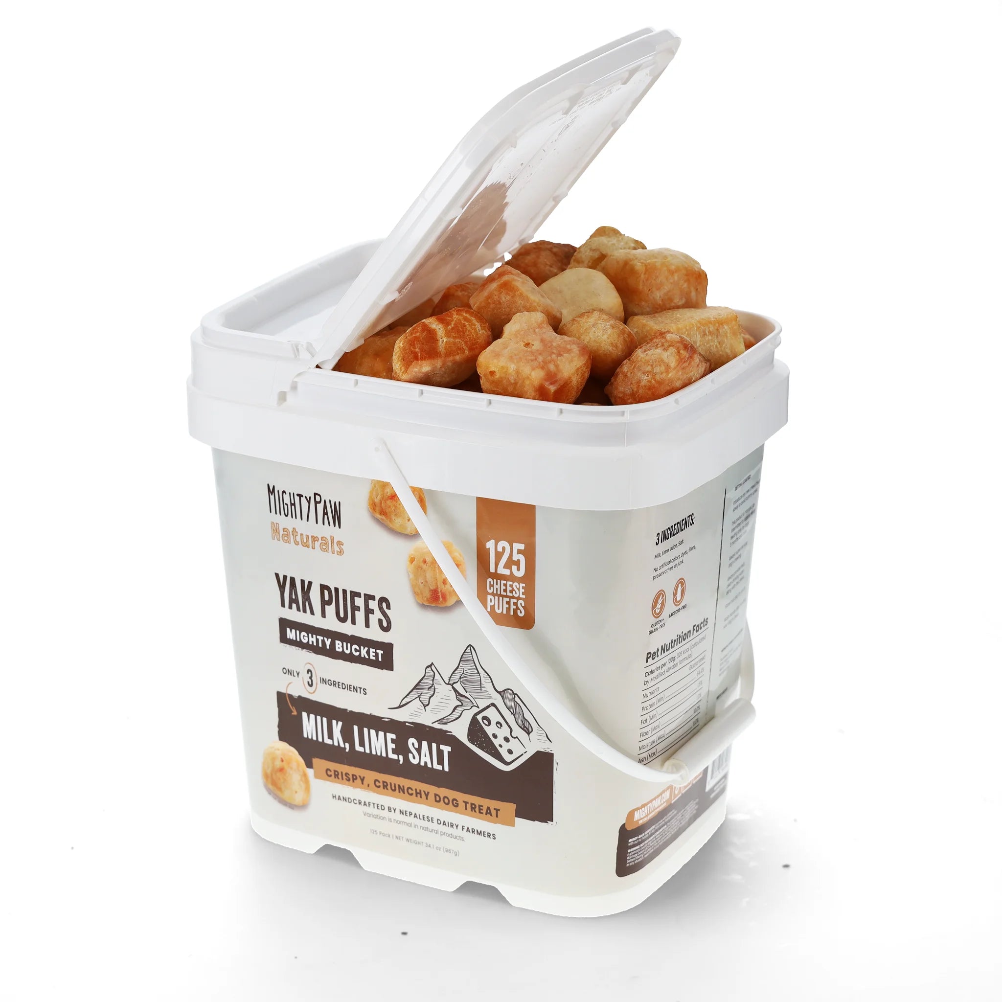 Bulk Bucket Yak Cheese Puffs