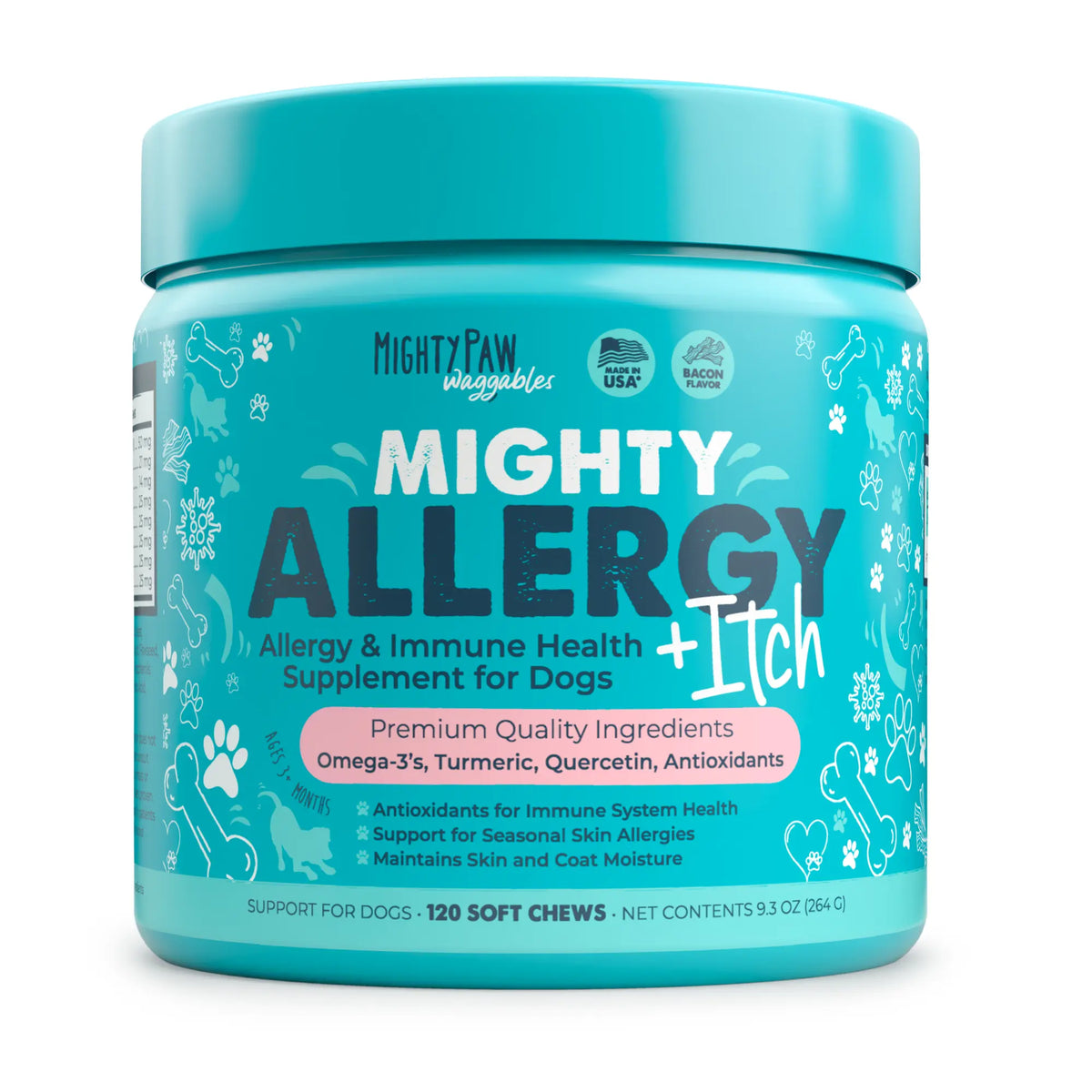 Mighty Allergy & Itch: Immune Supplement for Dogs
