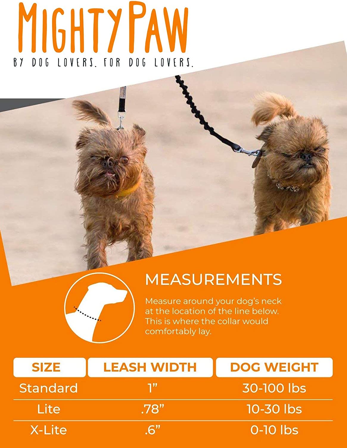 Double Bungee Dog Leash