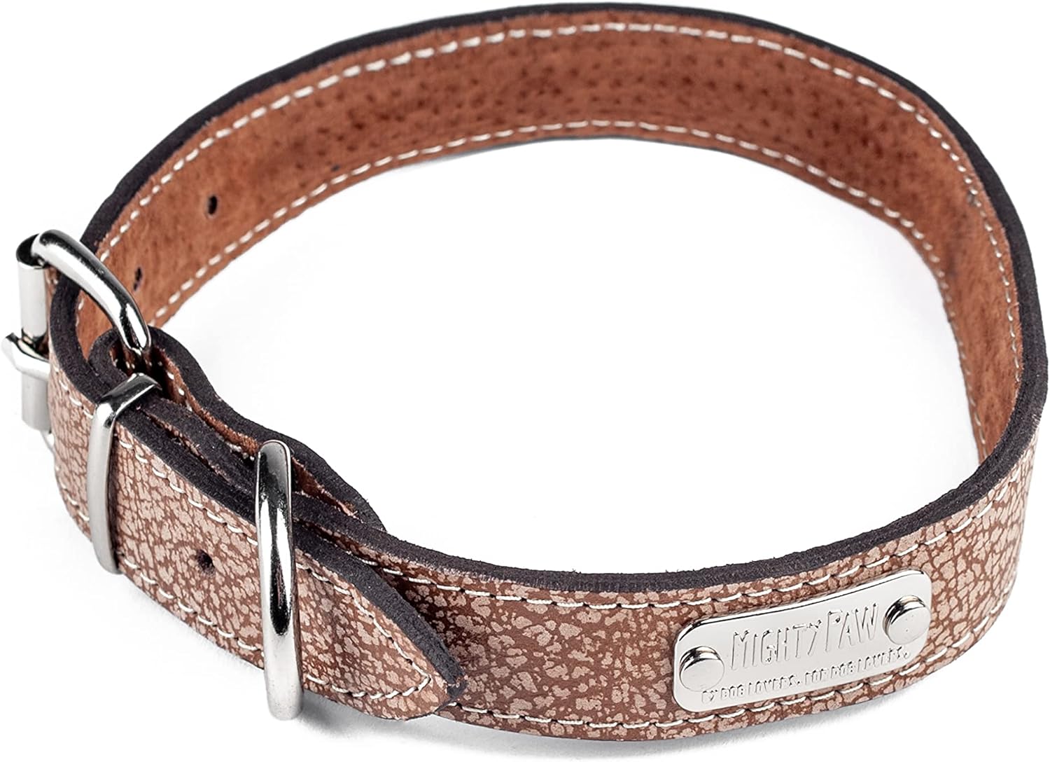 Distressed Leather Collar